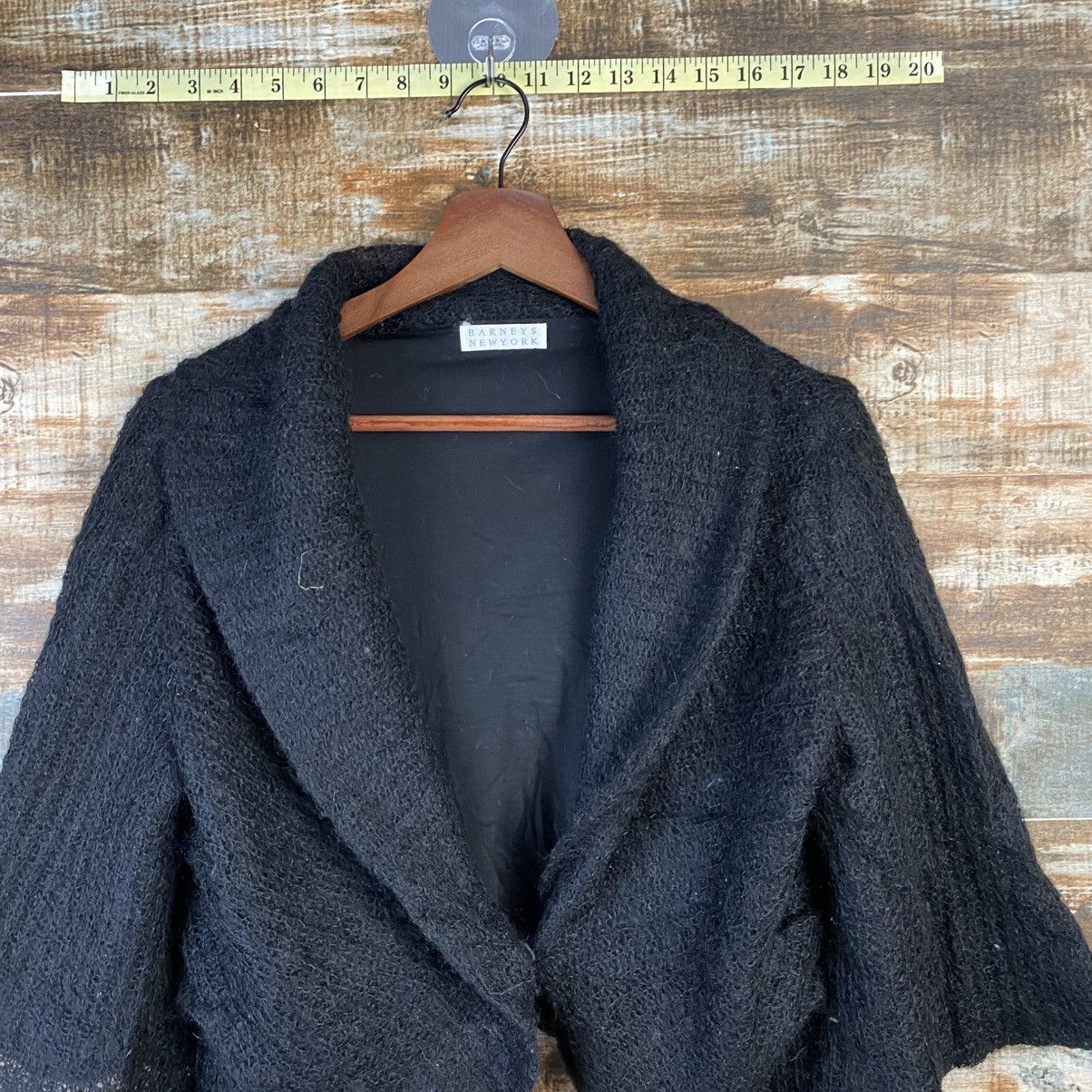 Barneys New York DL Baneys New York Black mohair Cardigan Knitwear #C908 Size S / US 4 / IT 40 - 2 Thumbnail