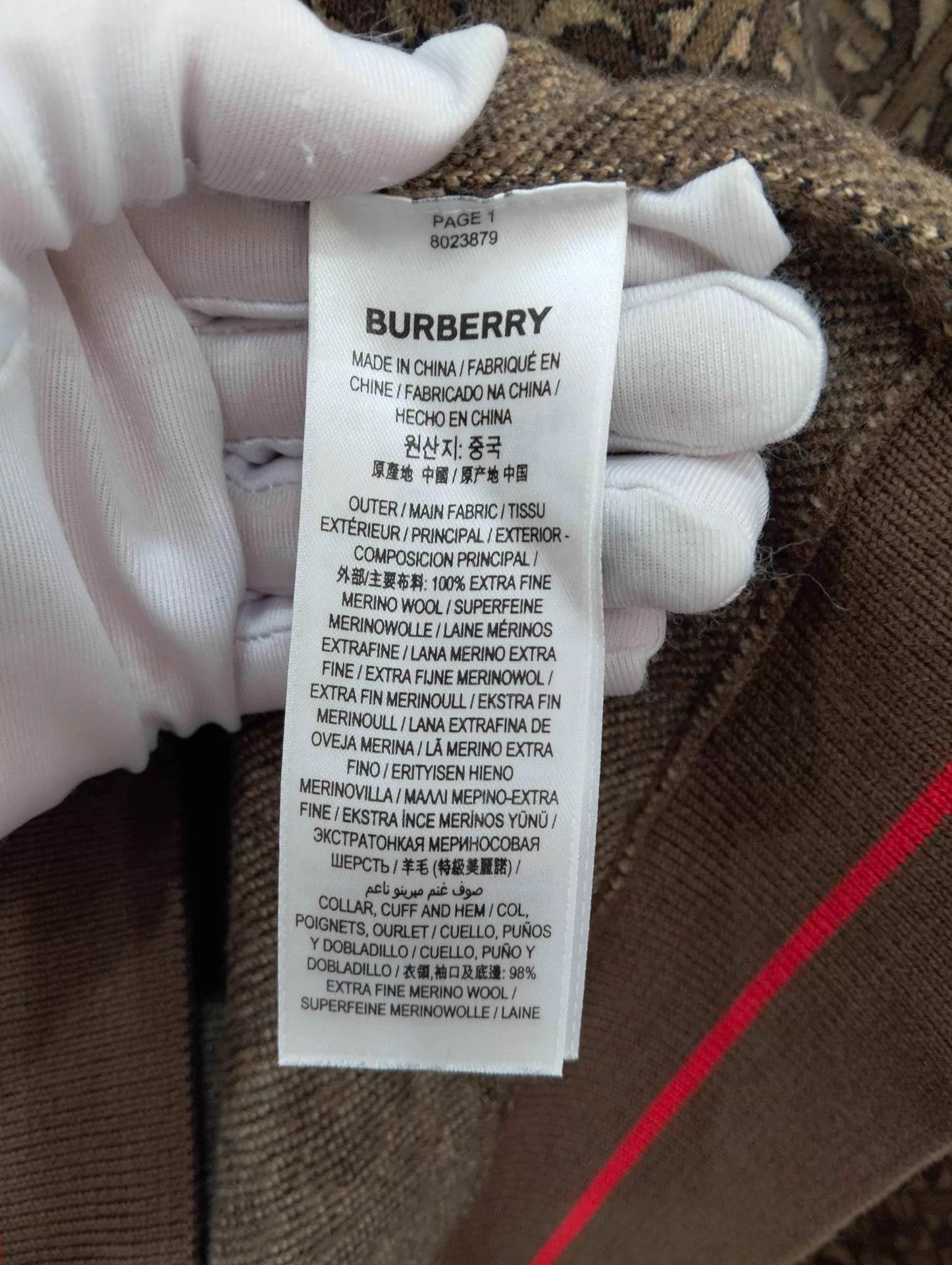 Burberry Burberry Allover Print Wool Pullover XL 95 New Size XL / US 12-14 / IT 48-50 - 6 Thumbnail