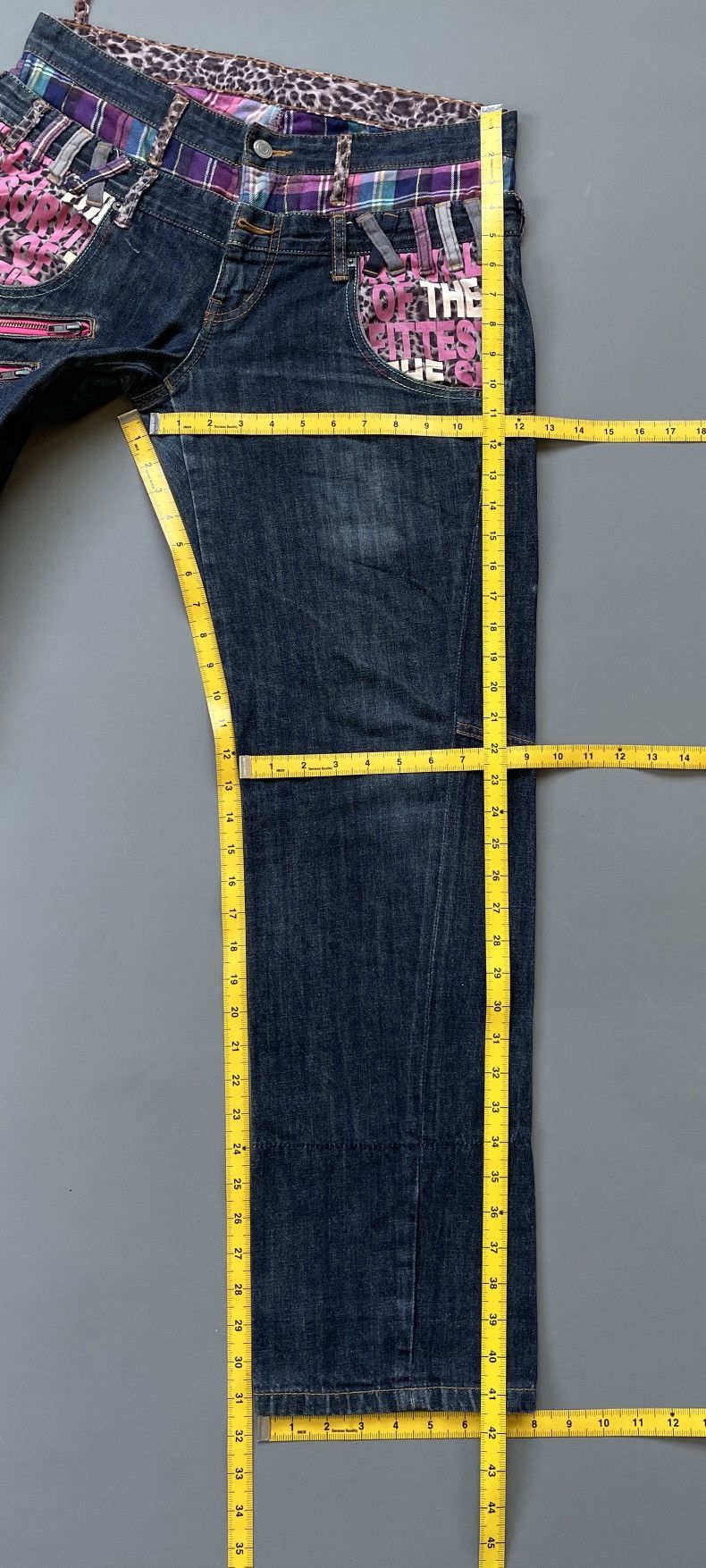 Other Double Waist Jeans (P119) Size US 33 - 15 Thumbnail