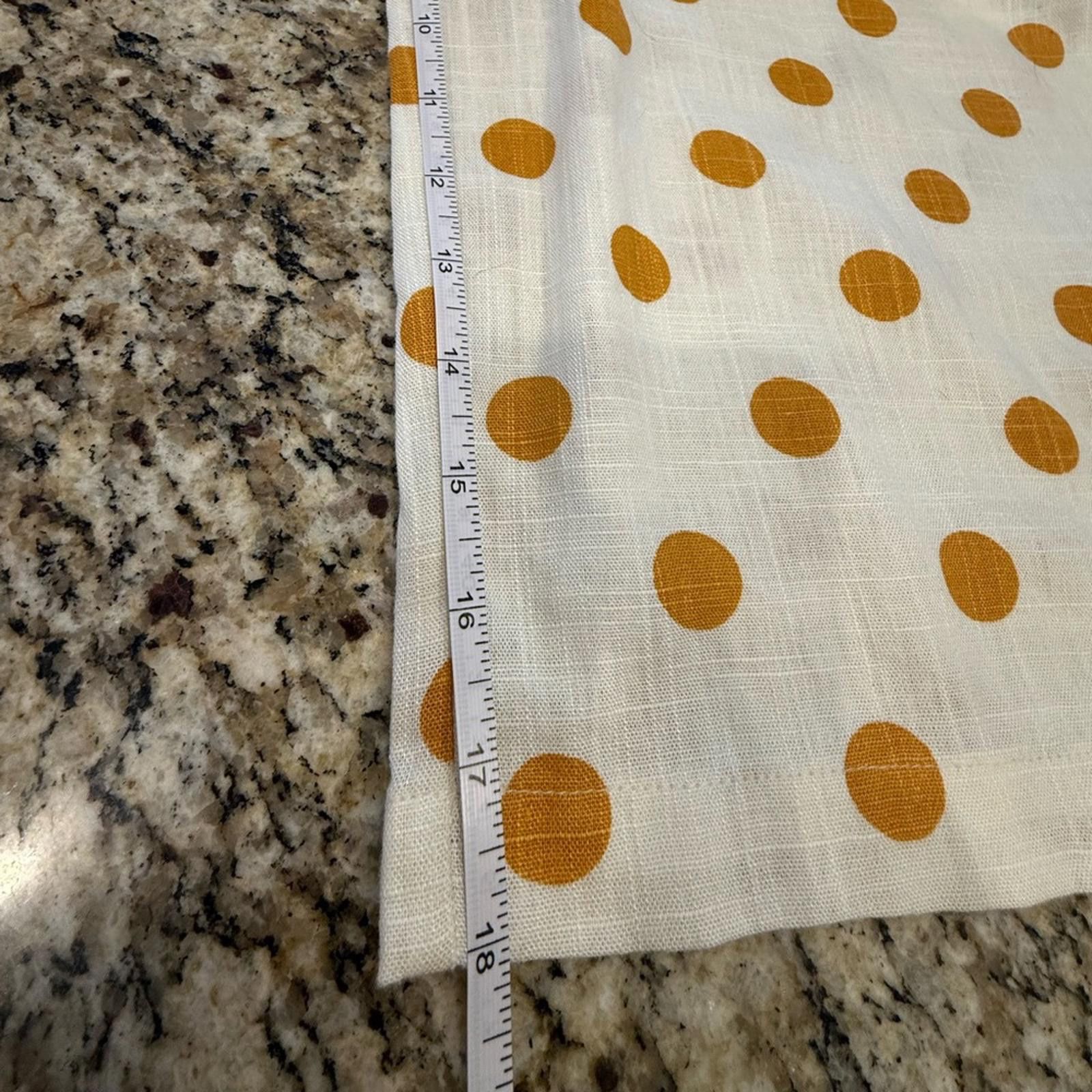 Other Monteau crop jumpsuit polka dot cream & mustard yellow SZ M Size 32" / US 10 / IT 46 - 10 Thumbnail