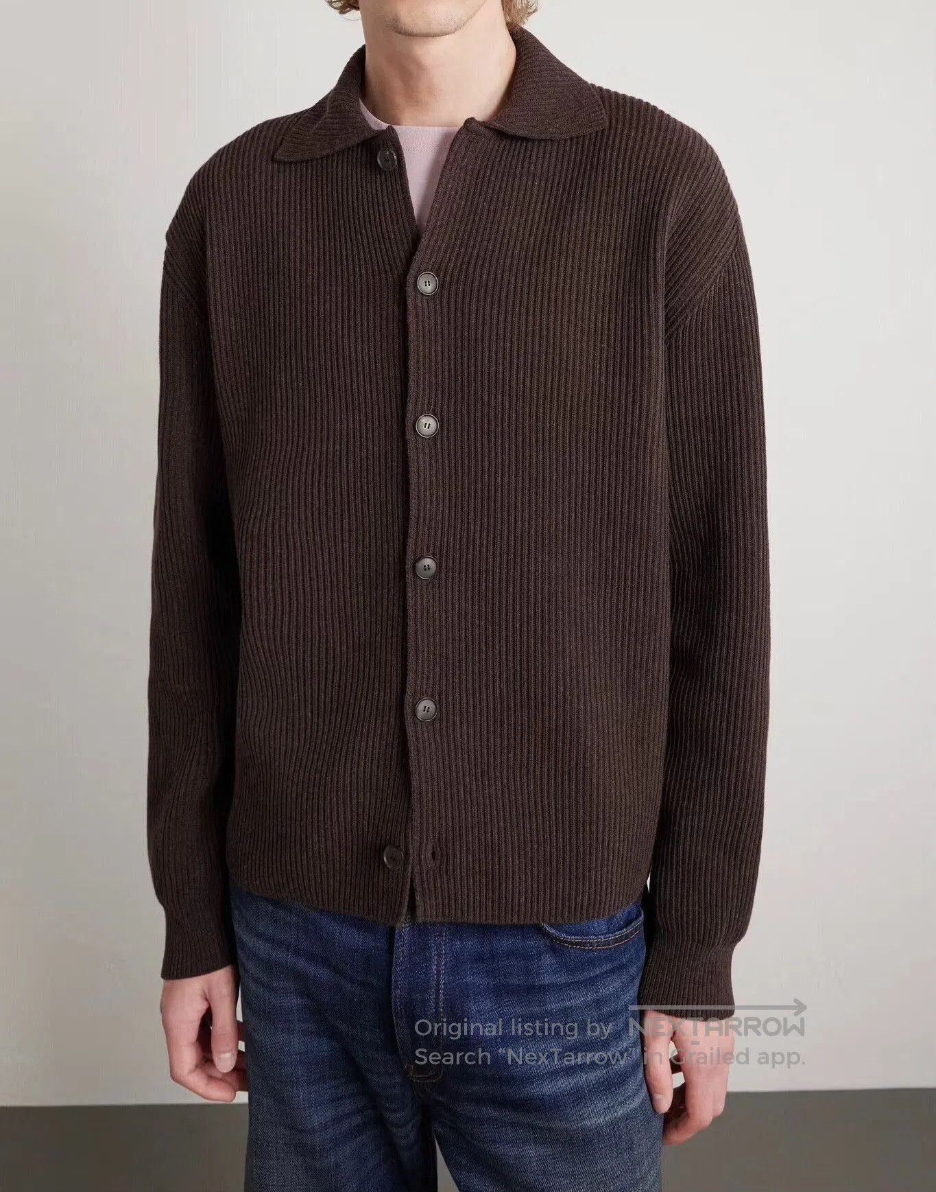 Auralee AURALEE Super Fine Wool Toggle Cardigan. Size US L / EU 52-54 / 3 - 2 Thumbnail