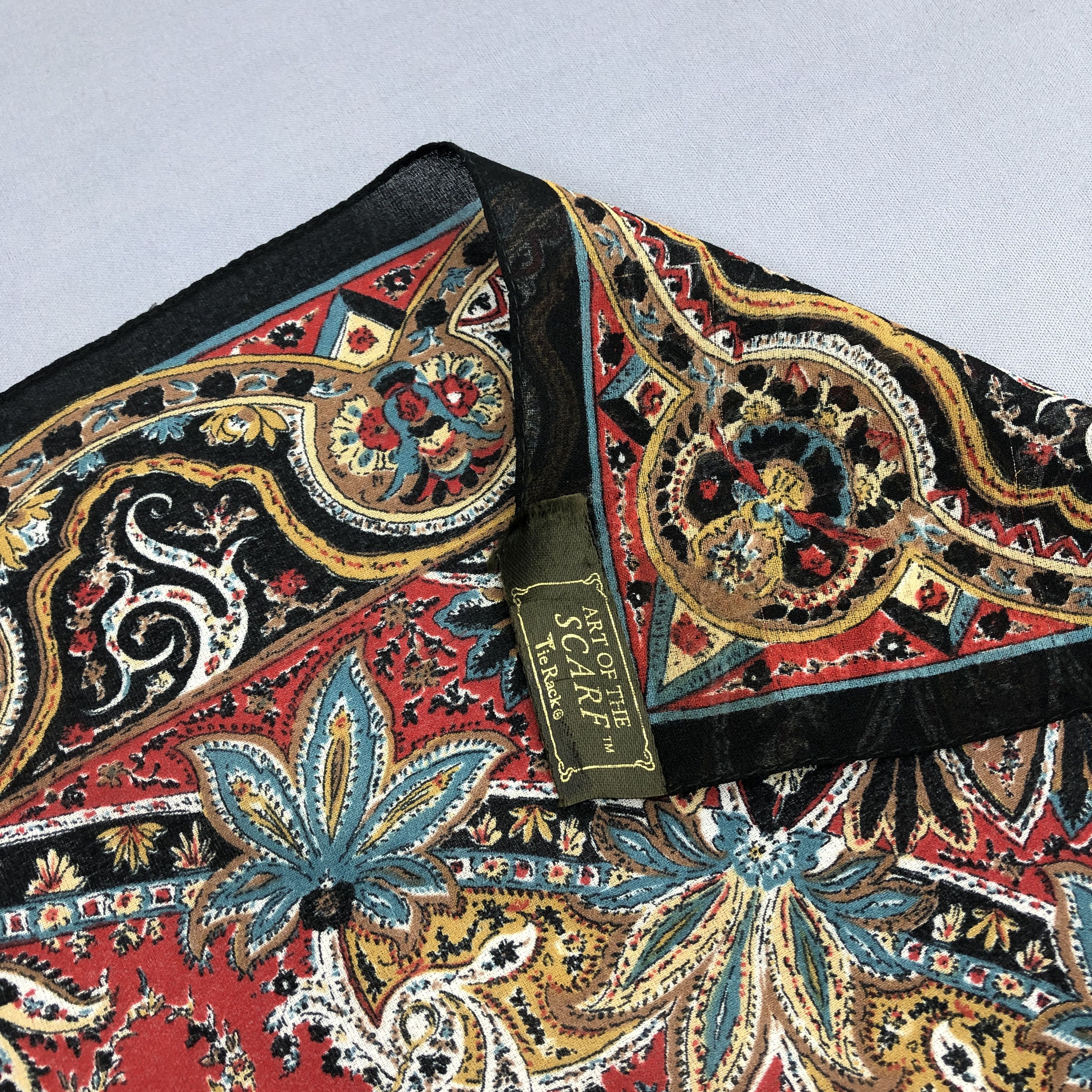 Other × Vintage Vintage Tie Rack Scarf SILK Scarf Twill Stole Wraps Scarves Size ONE SIZE - 18 Thumbnail