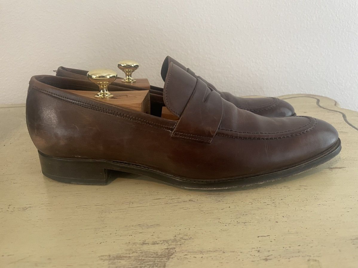 To Boot New York Tesoro Dark Brown Calf Slip On Size US 9.5 / EU 42-43 - 2 Thumbnail