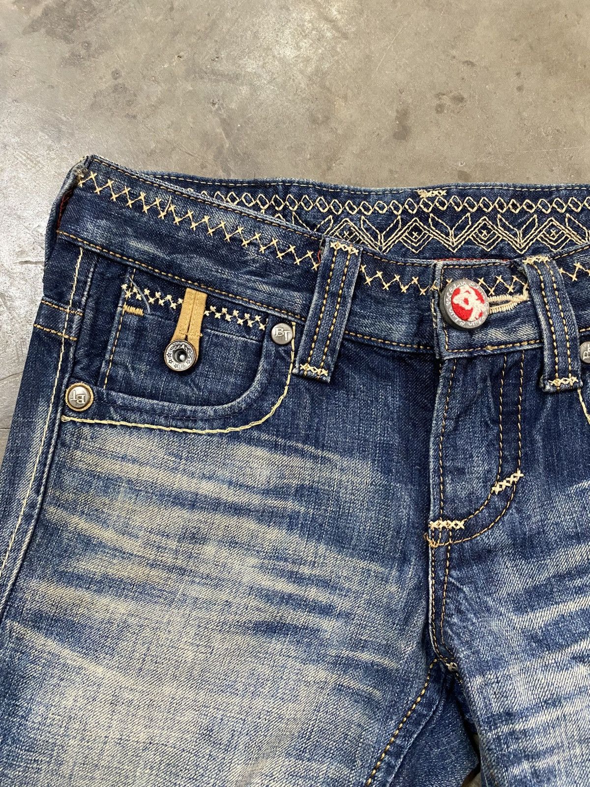 Tornado Mart Flare Jeans Japanese Edwin BTL515 Low Rise @302 Size US 28 / EU 44 - 13 Thumbnail