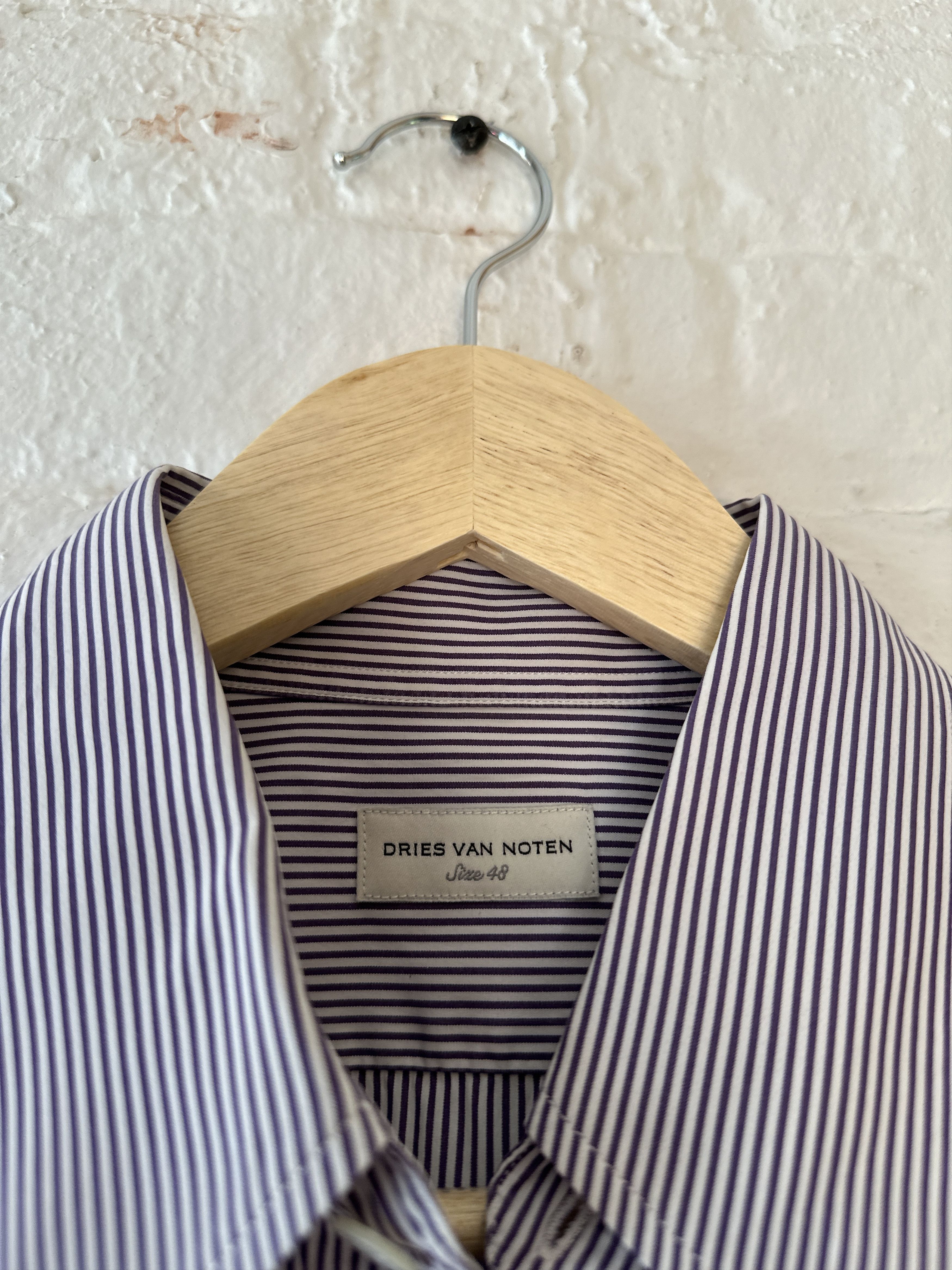Dries Van Noten Dries Van Noten Striped Button Up Shirt Size US M / EU 48-50 / 2 - 2 Thumbnail