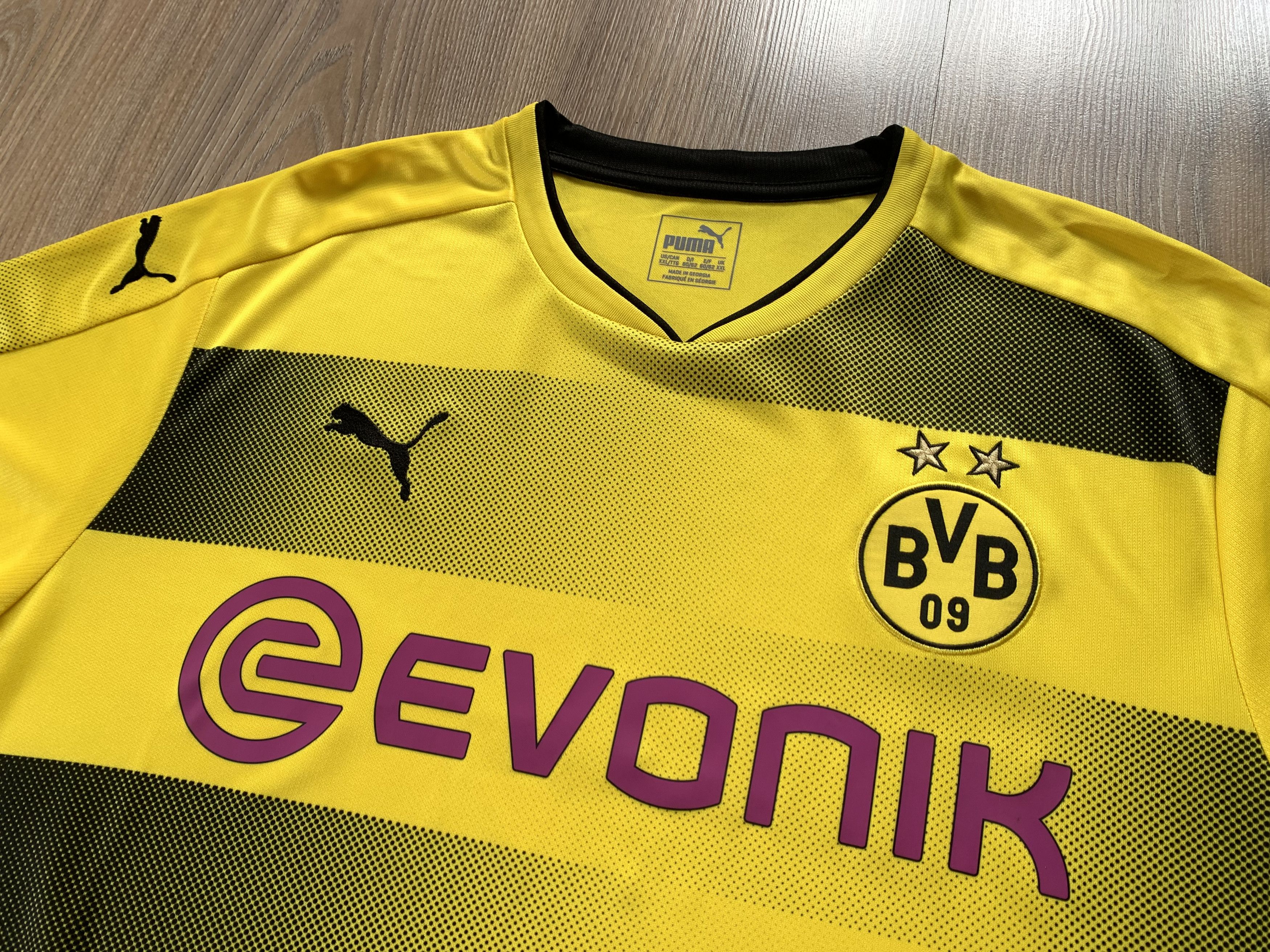 Puma Puma Borussia Dortmund Home Shirt 2017-2018 Size US XXL / EU 58 / 5 - 4 Thumbnail
