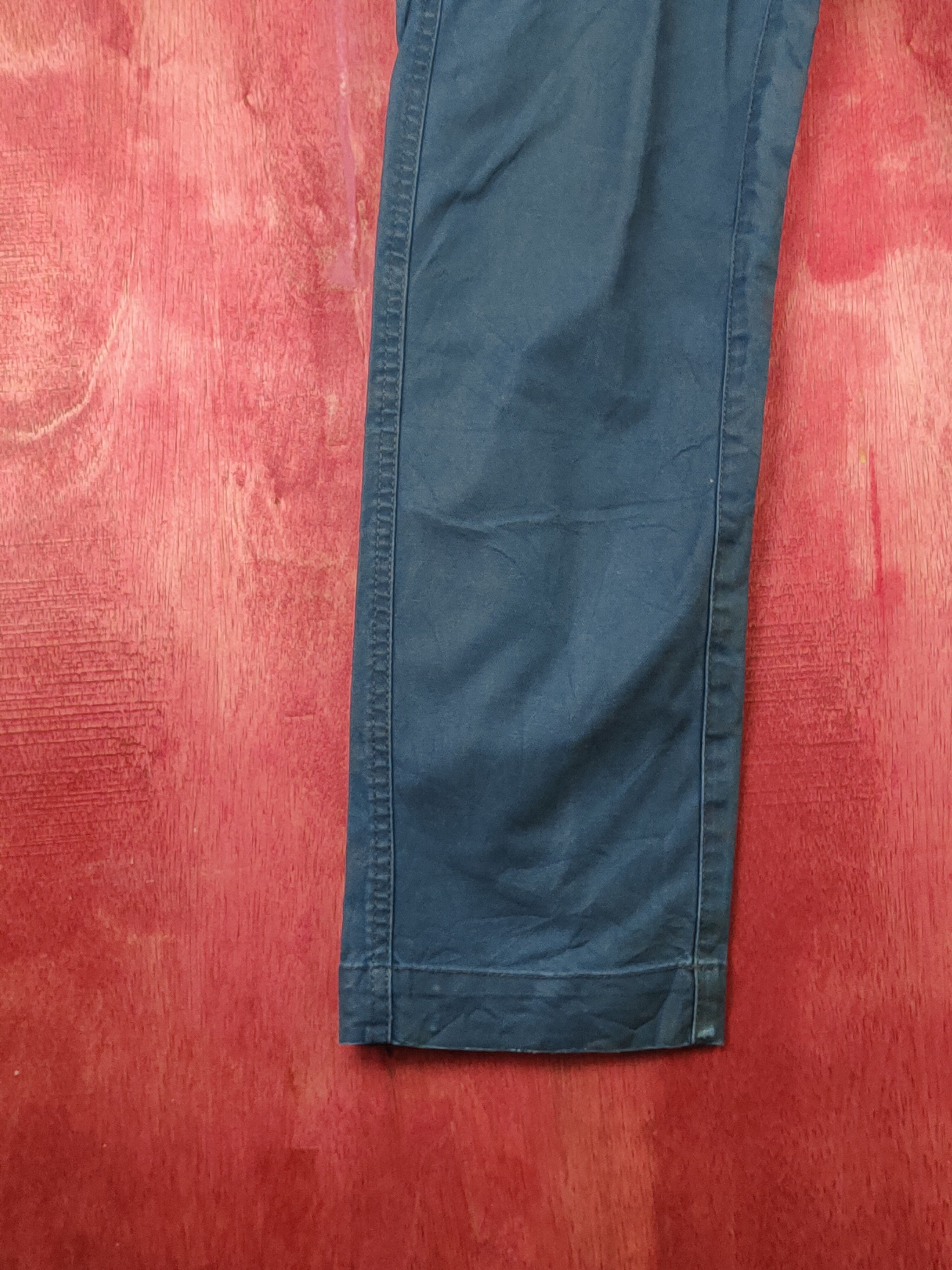 Japanese Brand Genba-Xebec Blue Multipocket Tactical Cargo Pants #S1317 Size US 30 / EU 46 - 4 Thumbnail