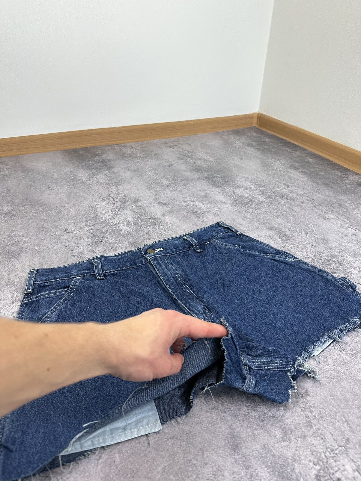 Carhartt Vintage Carhartt USA Distressed Cargo Opium Hype Work Shorts Size US 34 / EU 50 - 8 Thumbnail