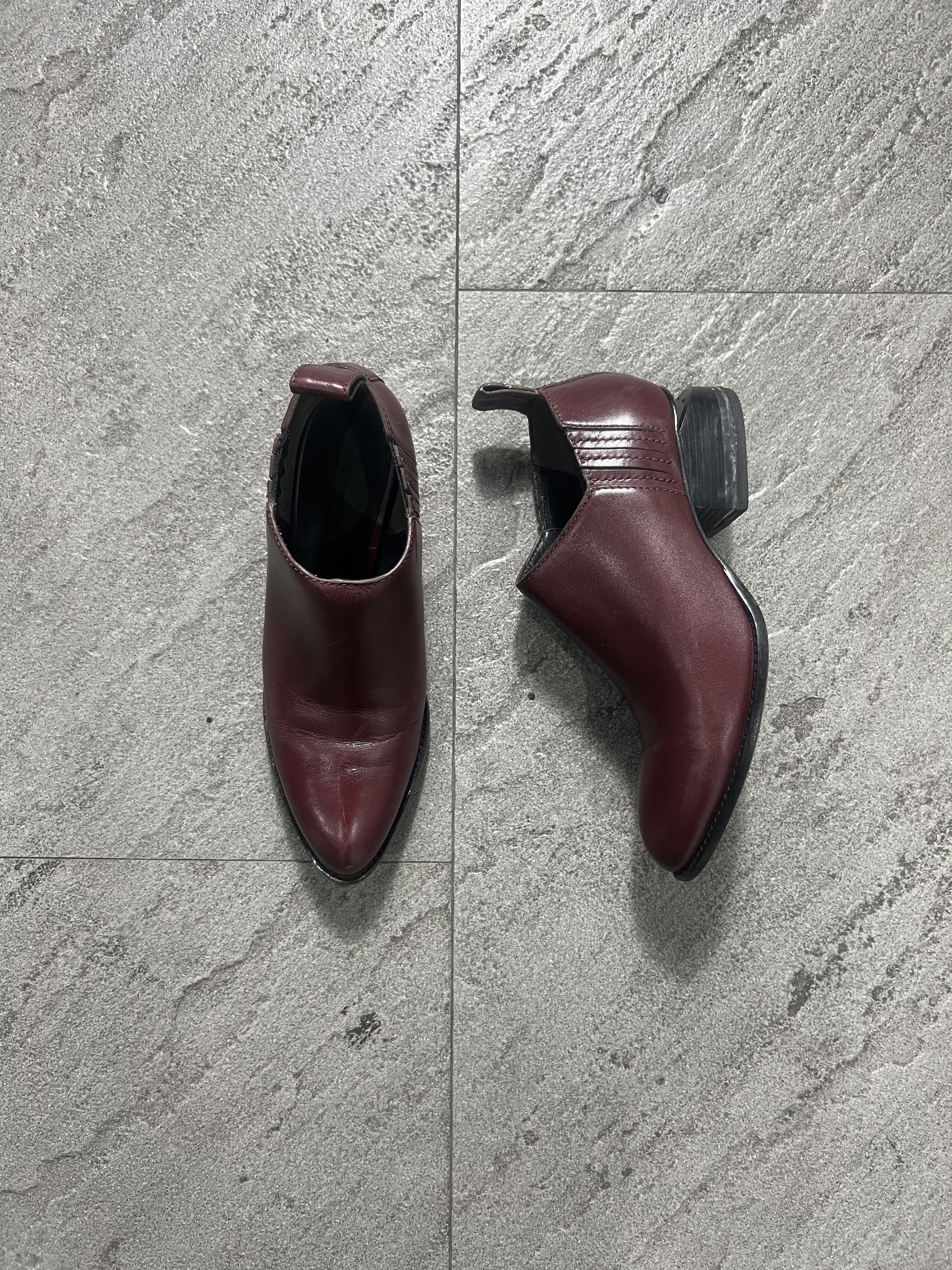 Alexander Wang Alexander Wang Kori Oxblood Leather Boots 36.5 Size US 6.5 / IT 36.5 - 1 Thumbnail