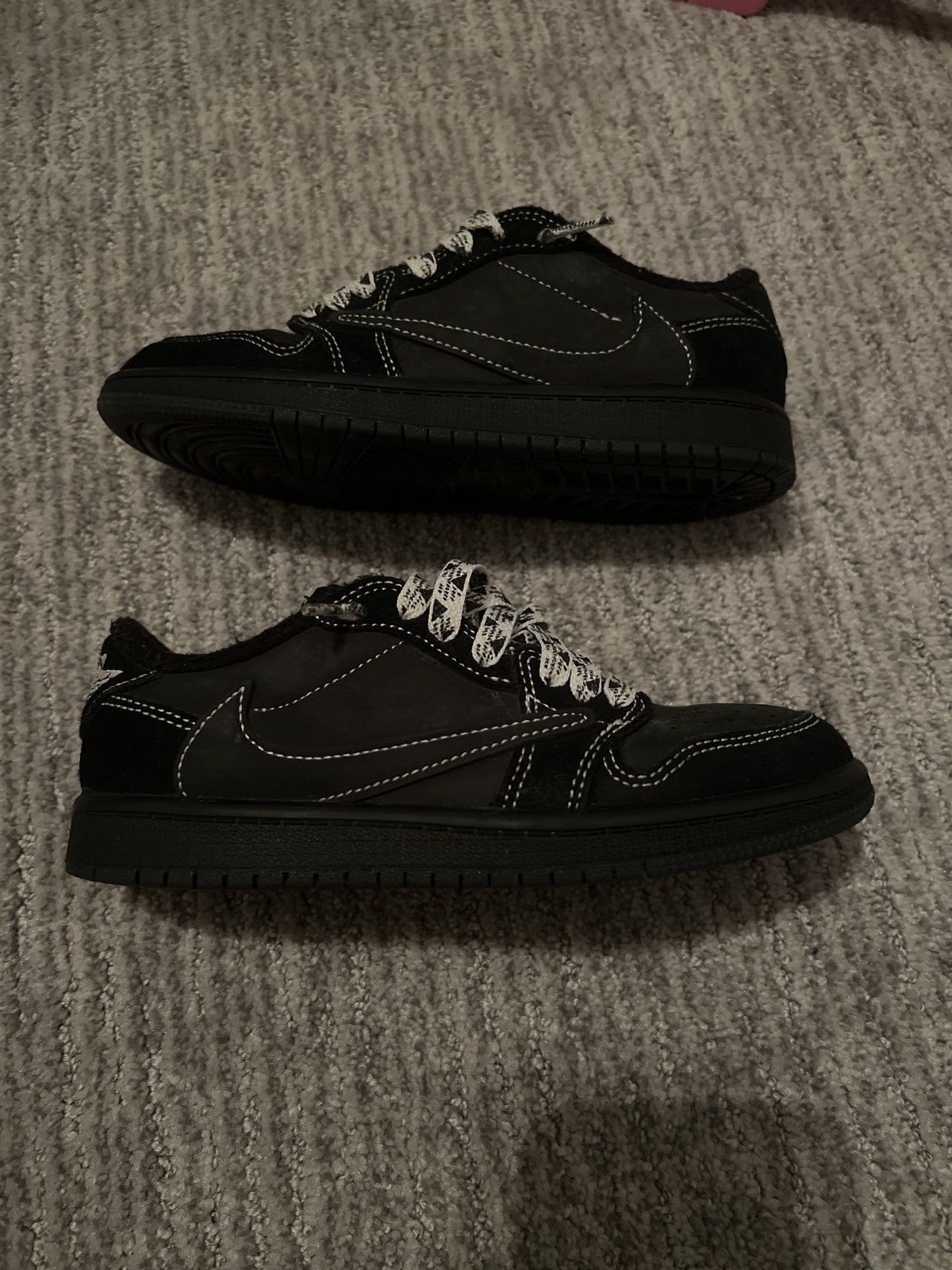 Nike × Travis Scott Jordan 1 low Travis Scott phantom 1.5y Size US 5 / EU 37 - 4 Thumbnail
