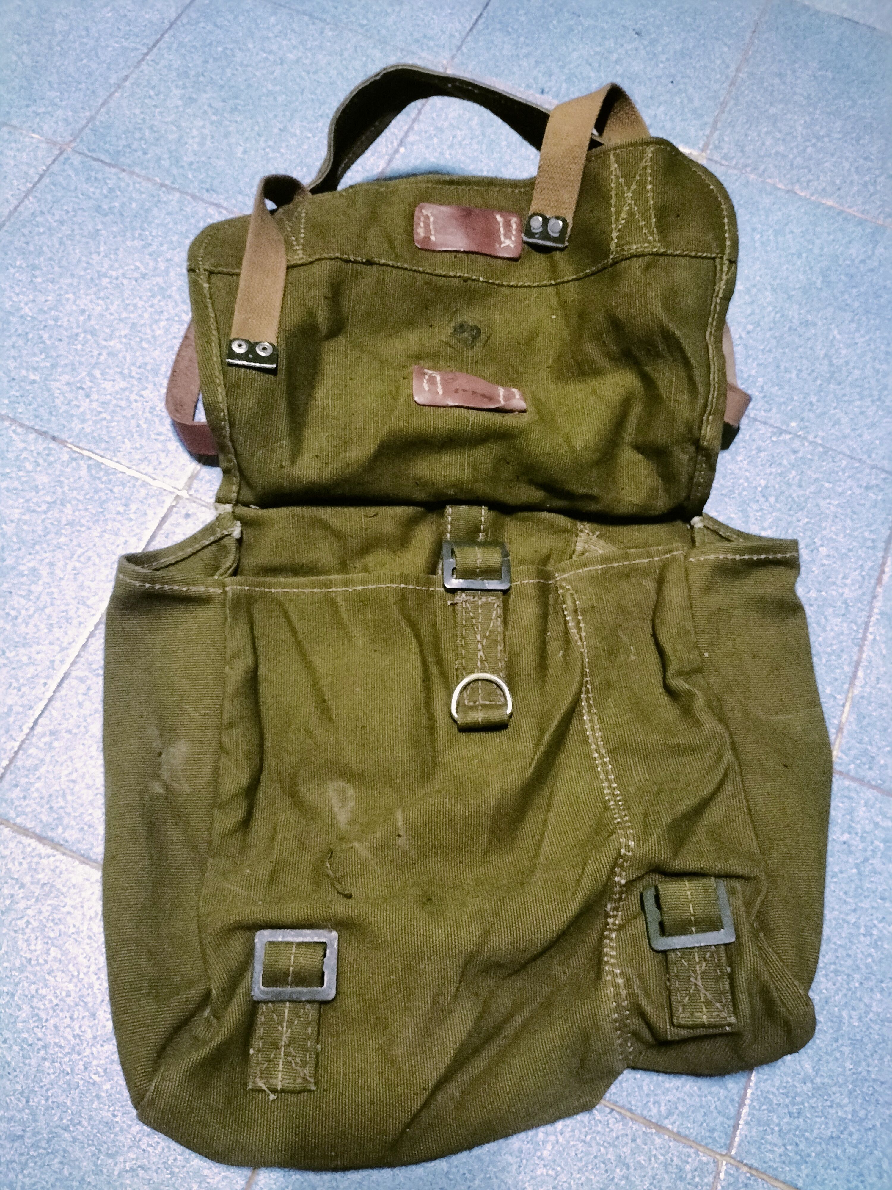 Vintage Vintage 50s 70s Military Combat Massagers Bag custom Remarks Size ONE SIZE - 3 Thumbnail