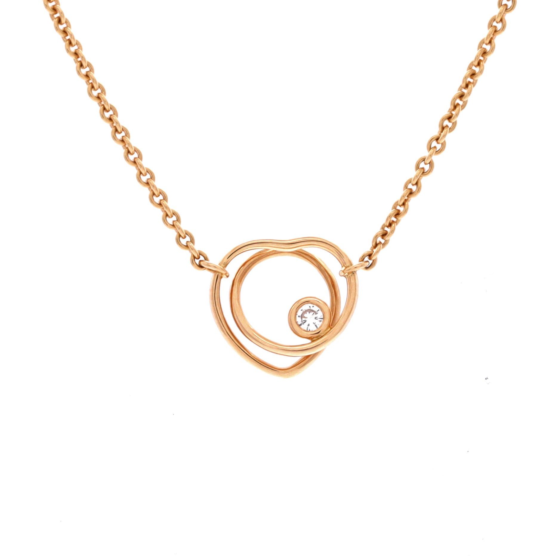 Hermes Vertige Coeur Pendant Necklace Size ONE SIZE - 1 Thumbnail