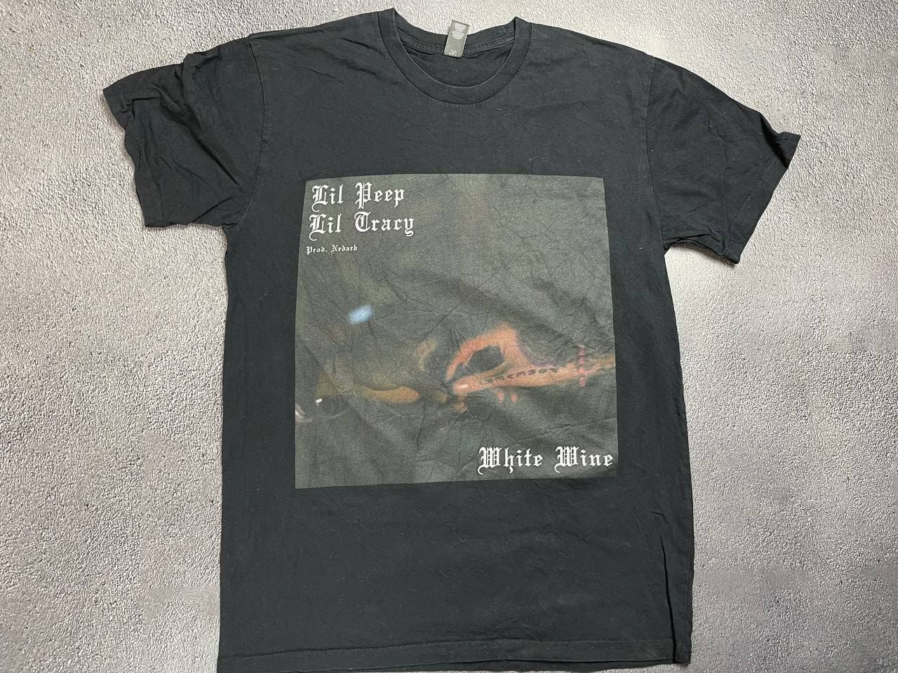 Lil Peep Lil Peep White wine t shirt Size US M / EU 48-50 / 2 - 1 Thumbnail