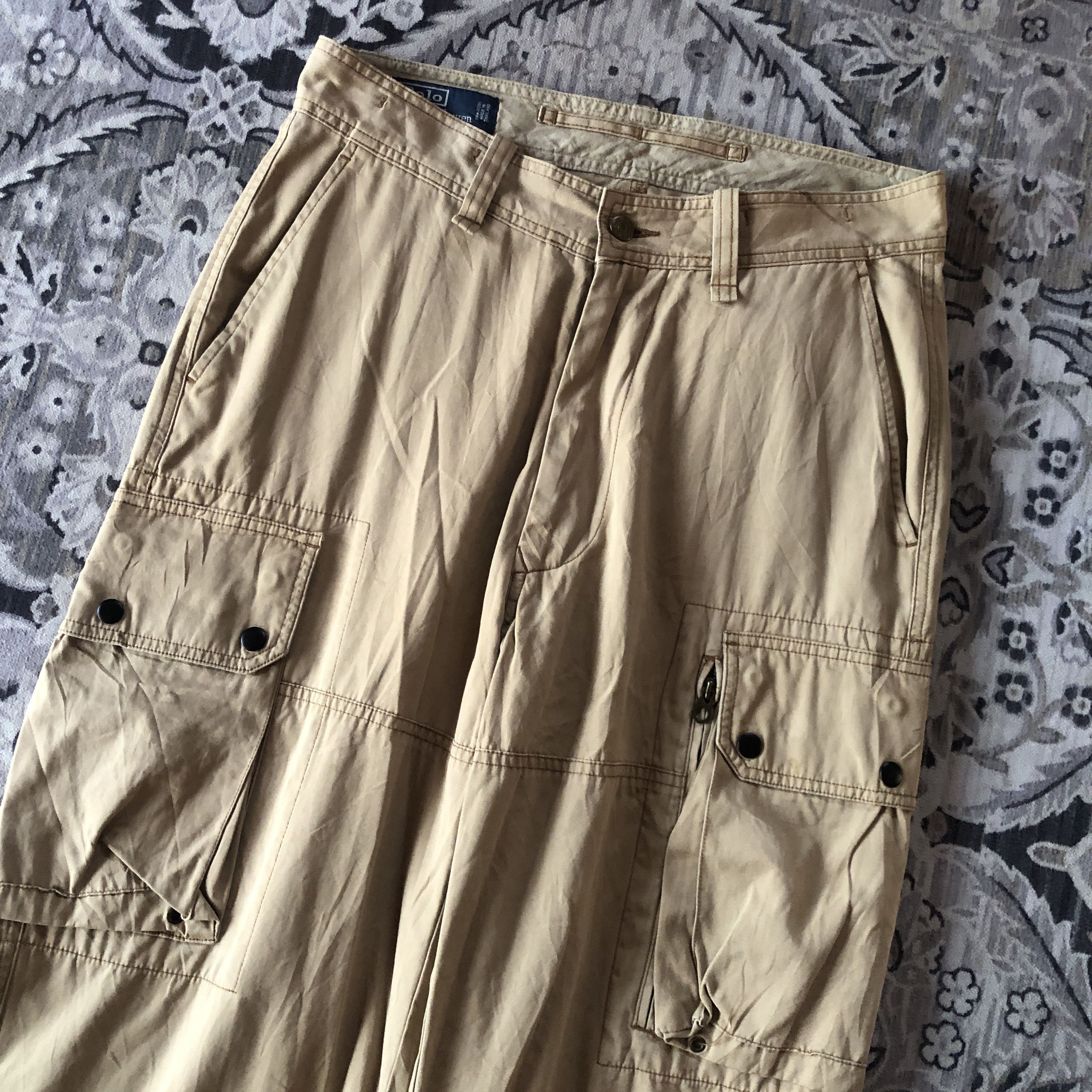 Polo Ralph Lauren Vintage Polo Ralph Lauren military field cargo pants Size US 32 / EU 48 - 6 Thumbnail