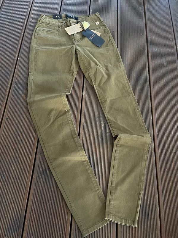Maison Scotch × Scotch & Soda Maison Scotch Khaki Teen Slim Fit Pants XXS Size 24" / US 00 / IT 34 - 2 Thumbnail