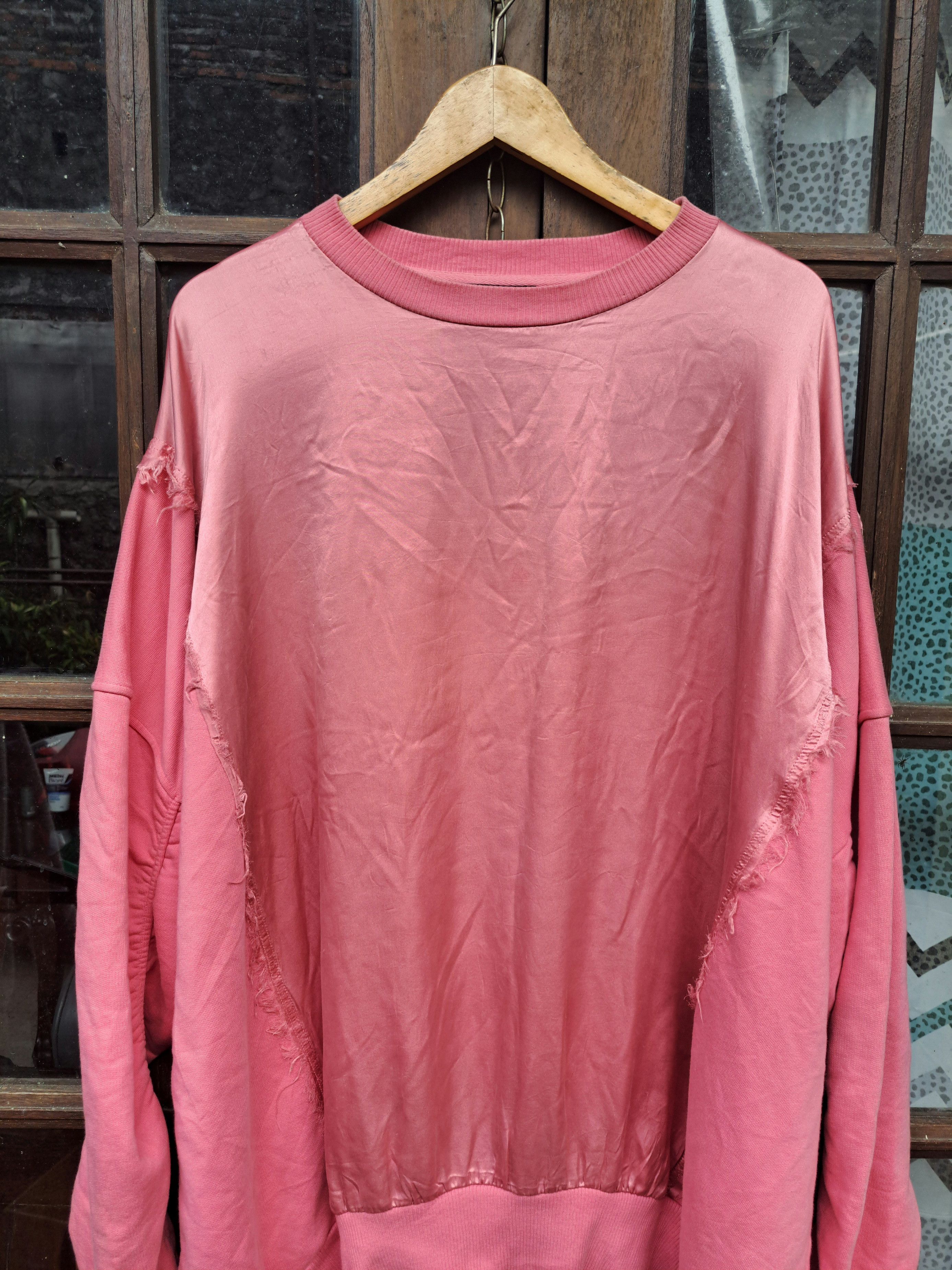 Diesel Diesel x Brave Silk Sweatshirts Oversize Pink Unisex Size S / US 4 / IT 40 - 4 Thumbnail