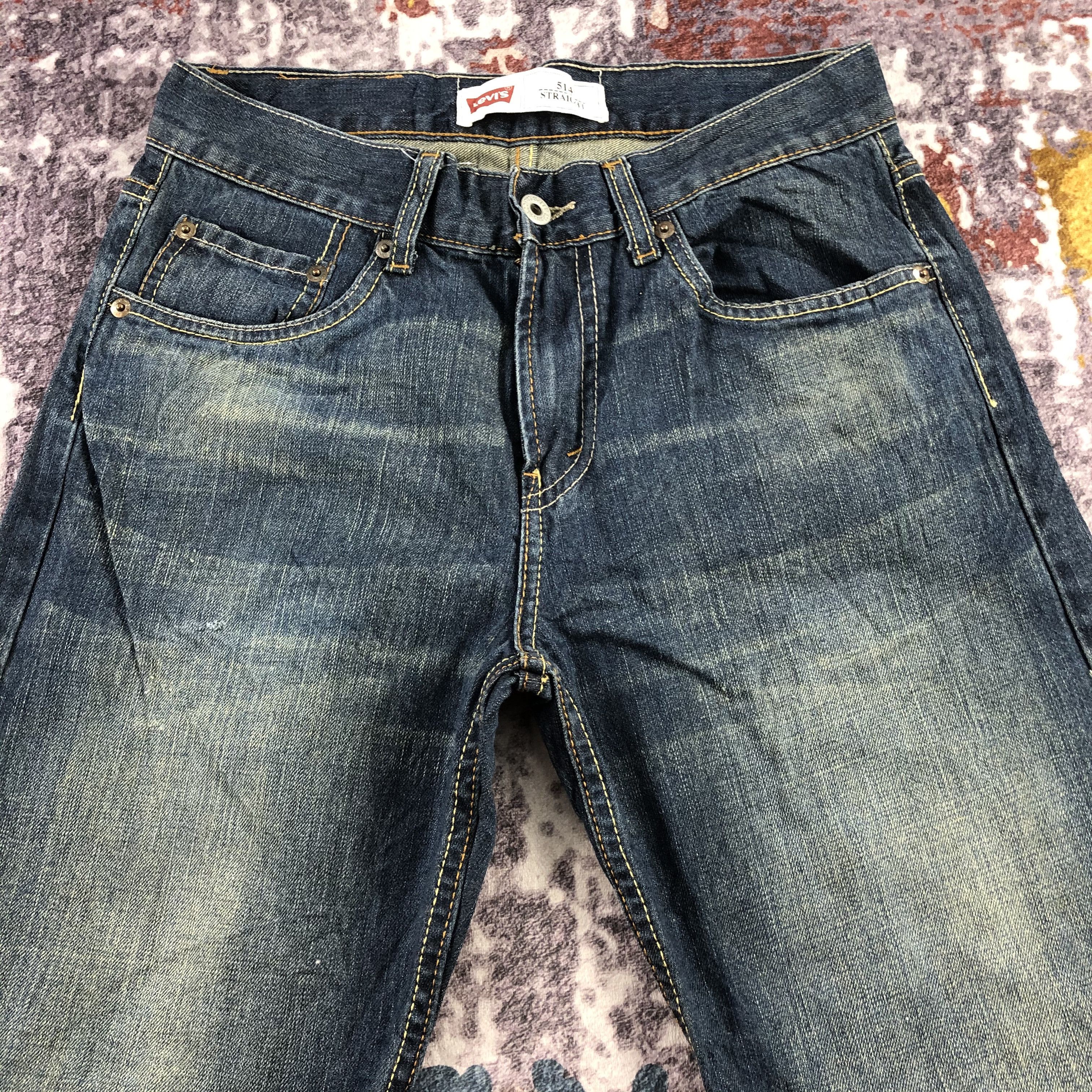 Vintage Blue Wash Levis 514 Jeans-JM3073