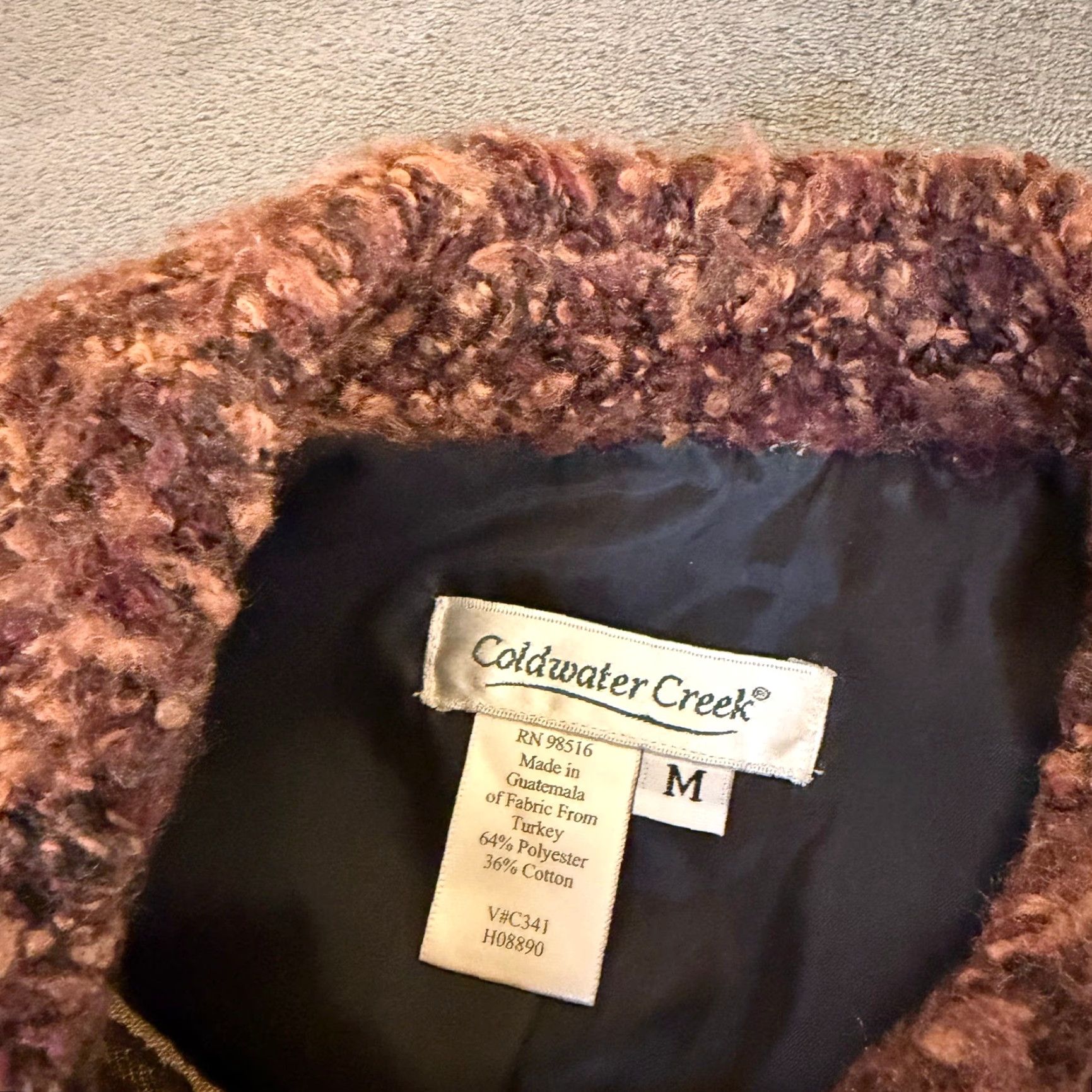 Coldwater Creek Coldwater Creek Tiger Print Tapestry Vest Fuzzy Collar Sleeveless Medium Womens Size M / US 6-8 / IT 42-44 - 3 Thumbnail