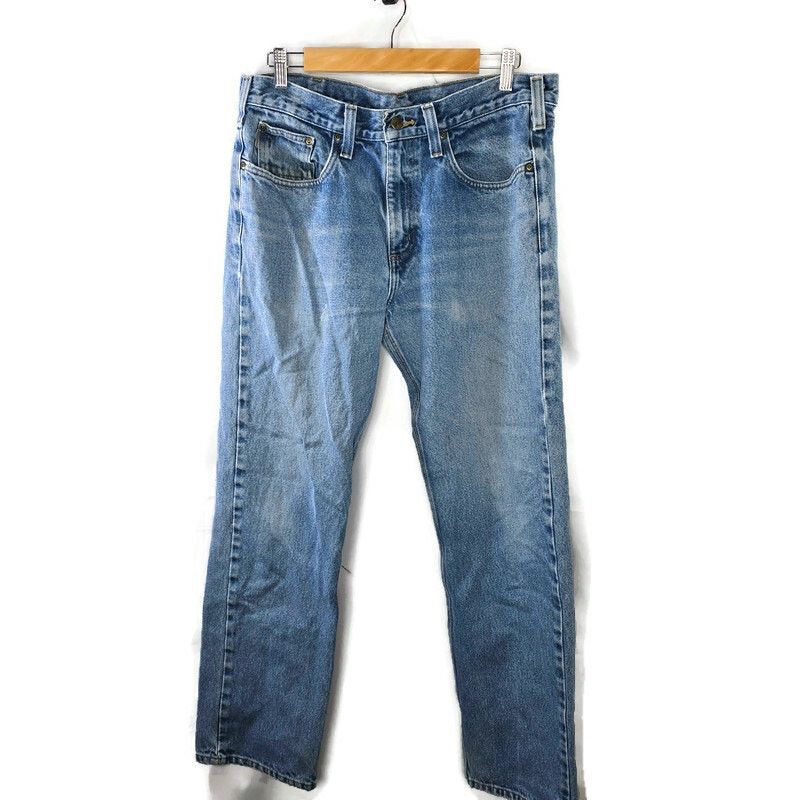 Carhartt Carhartt Traditional Fit Distressed Blue Denim Jeans 34/32 Size US 34 / EU 50 - 1 Thumbnail