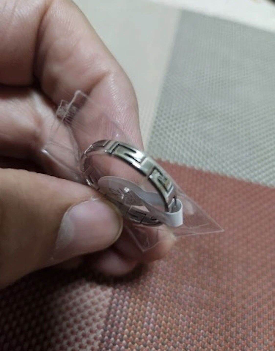 Jewelry Silver Color Geometry Line Ring (size 6-12) Size ONE SIZE - 3 Thumbnail
