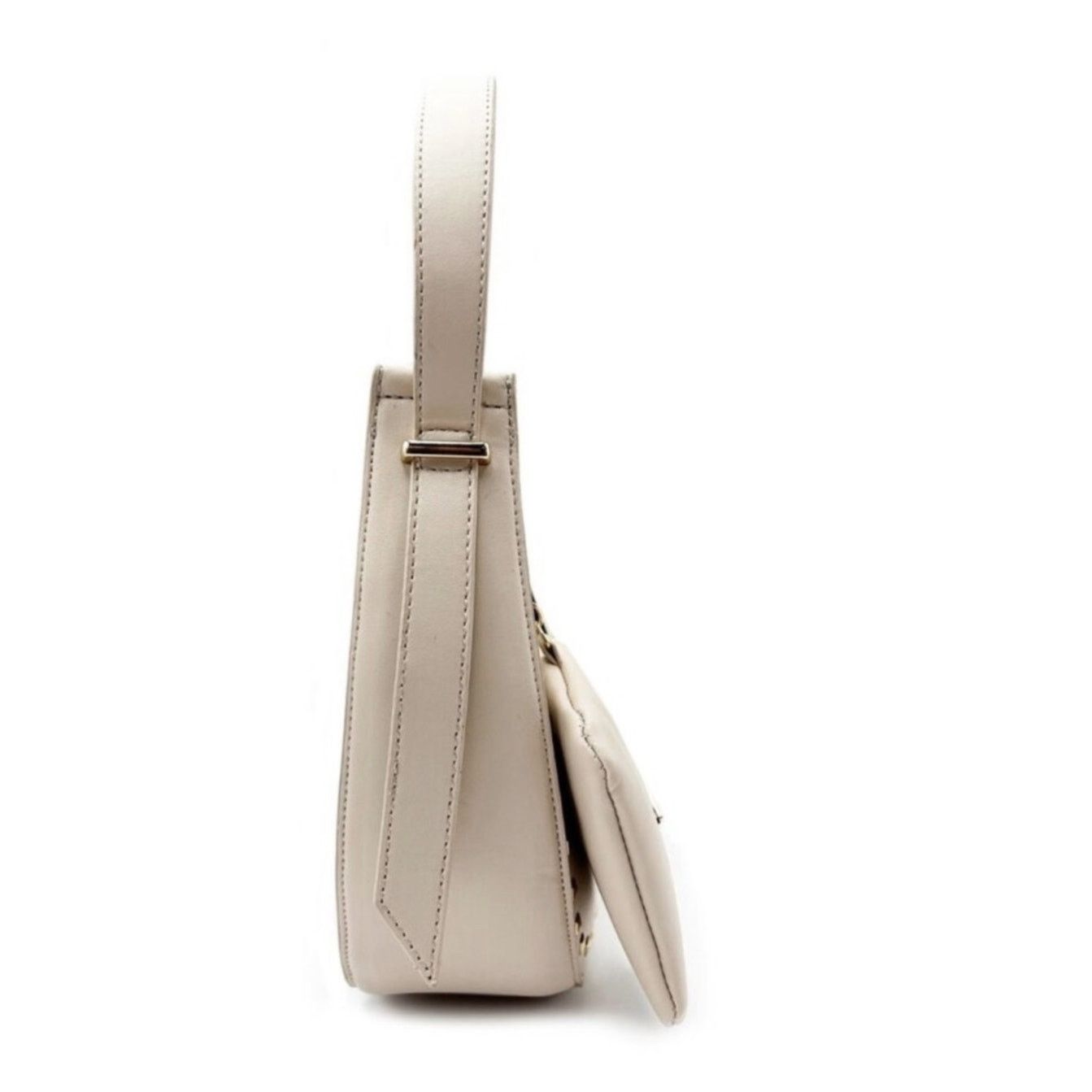 Other Valentino Orlandi Studded Shoulder Bg Matching Wallet Beige Size ONE SIZE - 5 Thumbnail