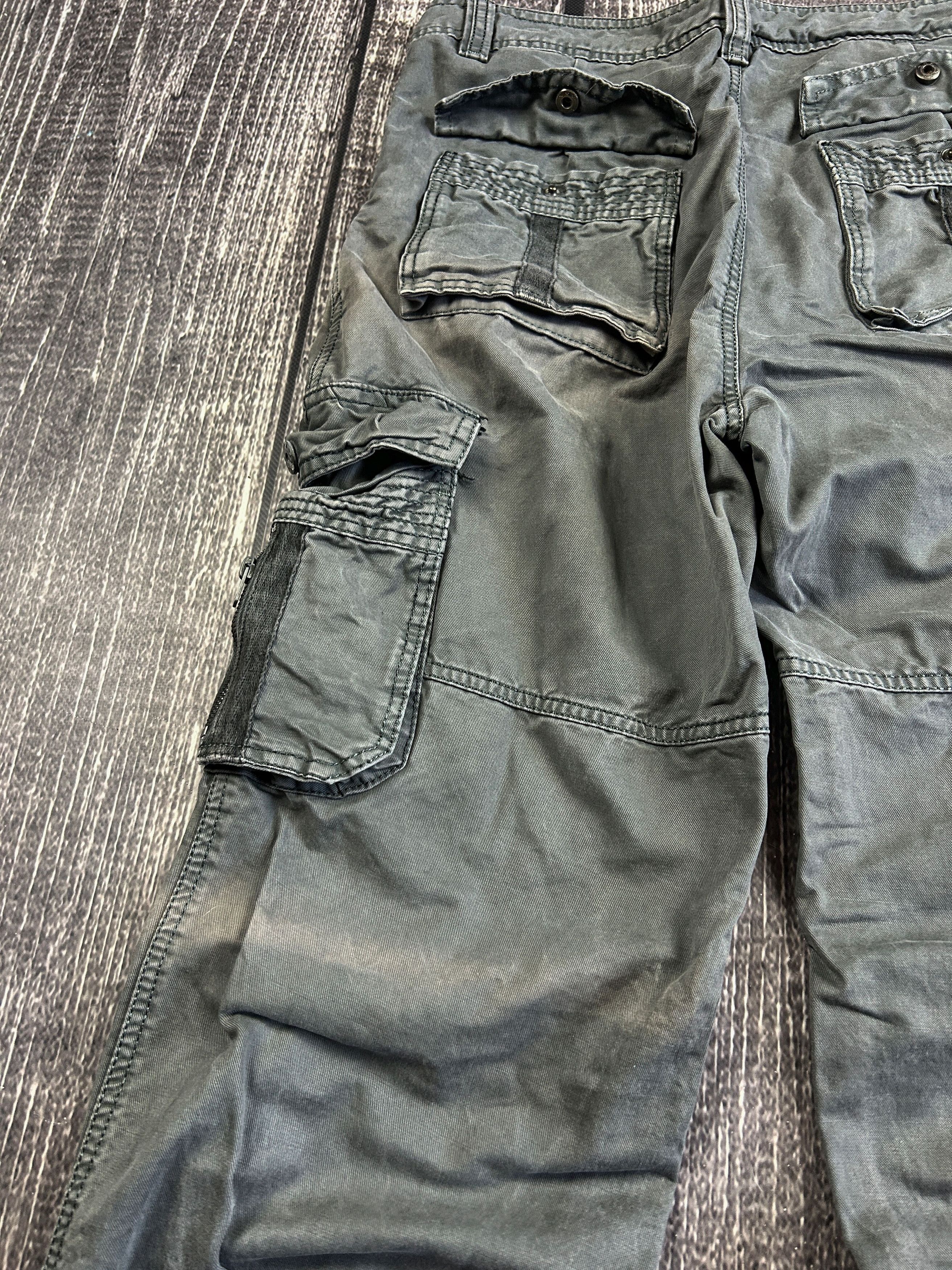 Vintage Vintage Rick Owens Junya Watanabe Style Cargo Jeans Size US 32 / EU 48 - 5 Thumbnail