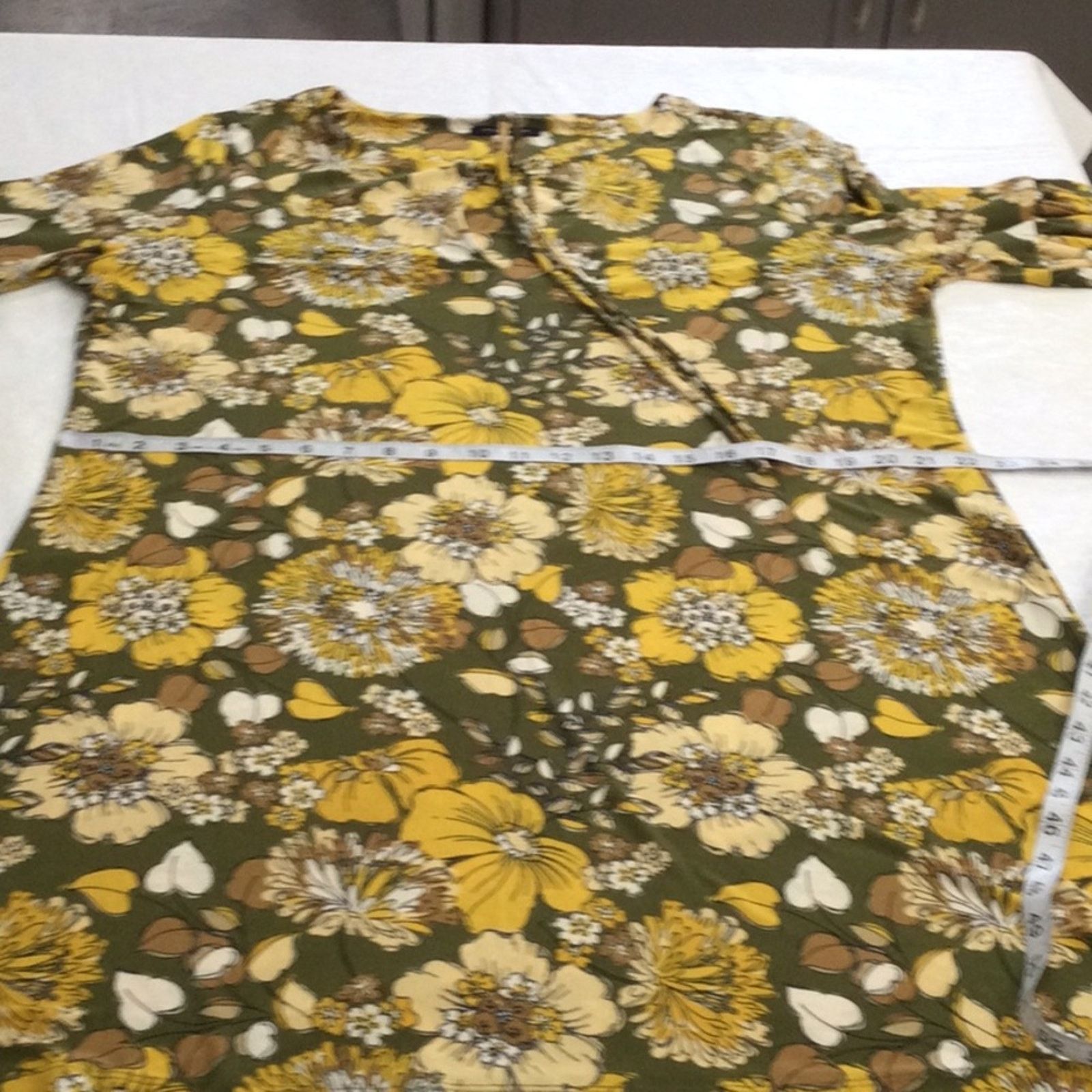 Tommy Hilfiger Tommy Hilfiger Floral Sheath Tie Neck Peplum Sleeve Dress 16 Size XXL / US 16-18 / IT 52-54 - 15 Thumbnail