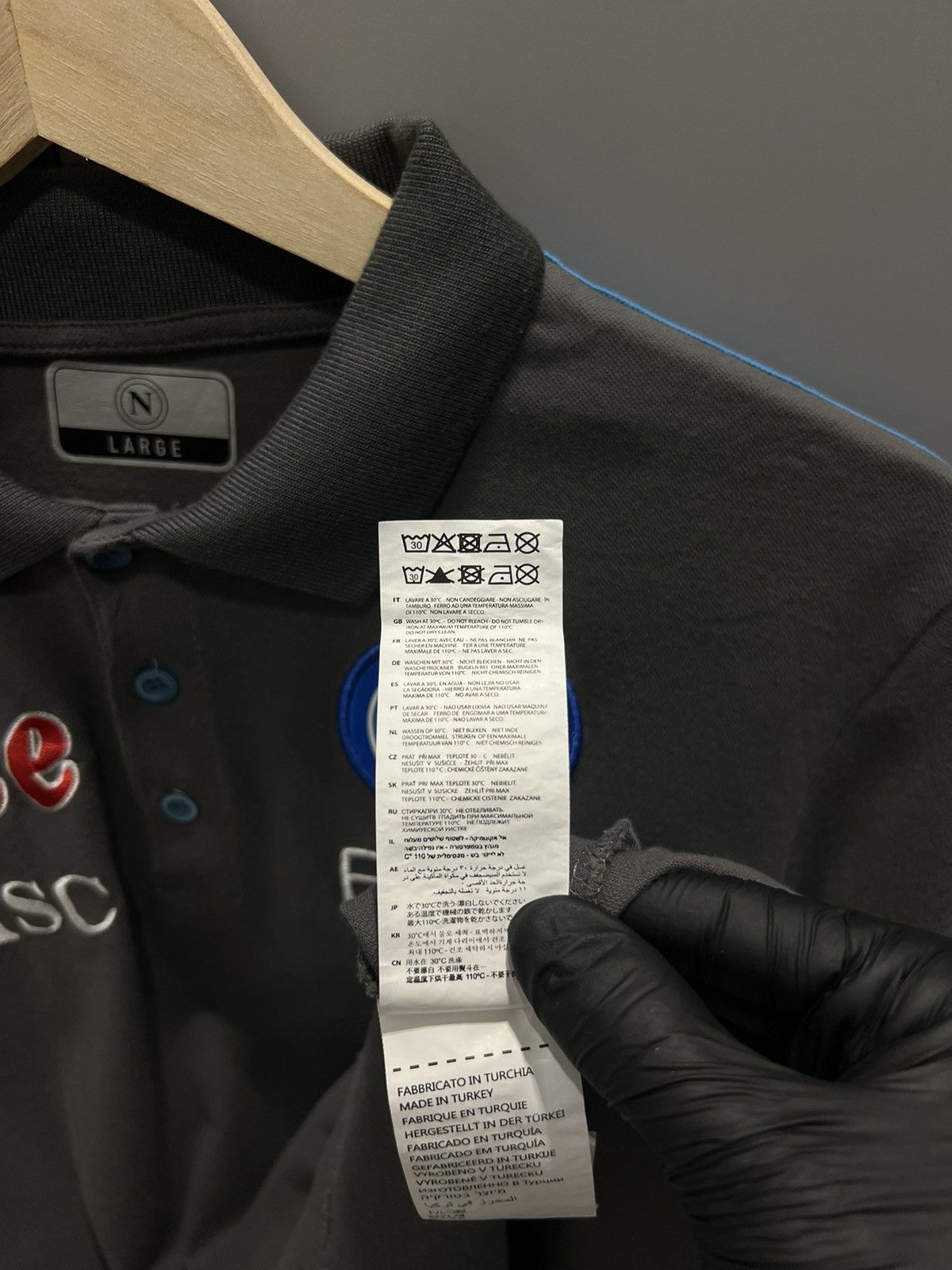 Emporio Armani Emporio Armani Napoli Away Jersey shirt BLOKECORE ITALY 21’s Size US L / EU 52-54 / 3 - 14 Thumbnail