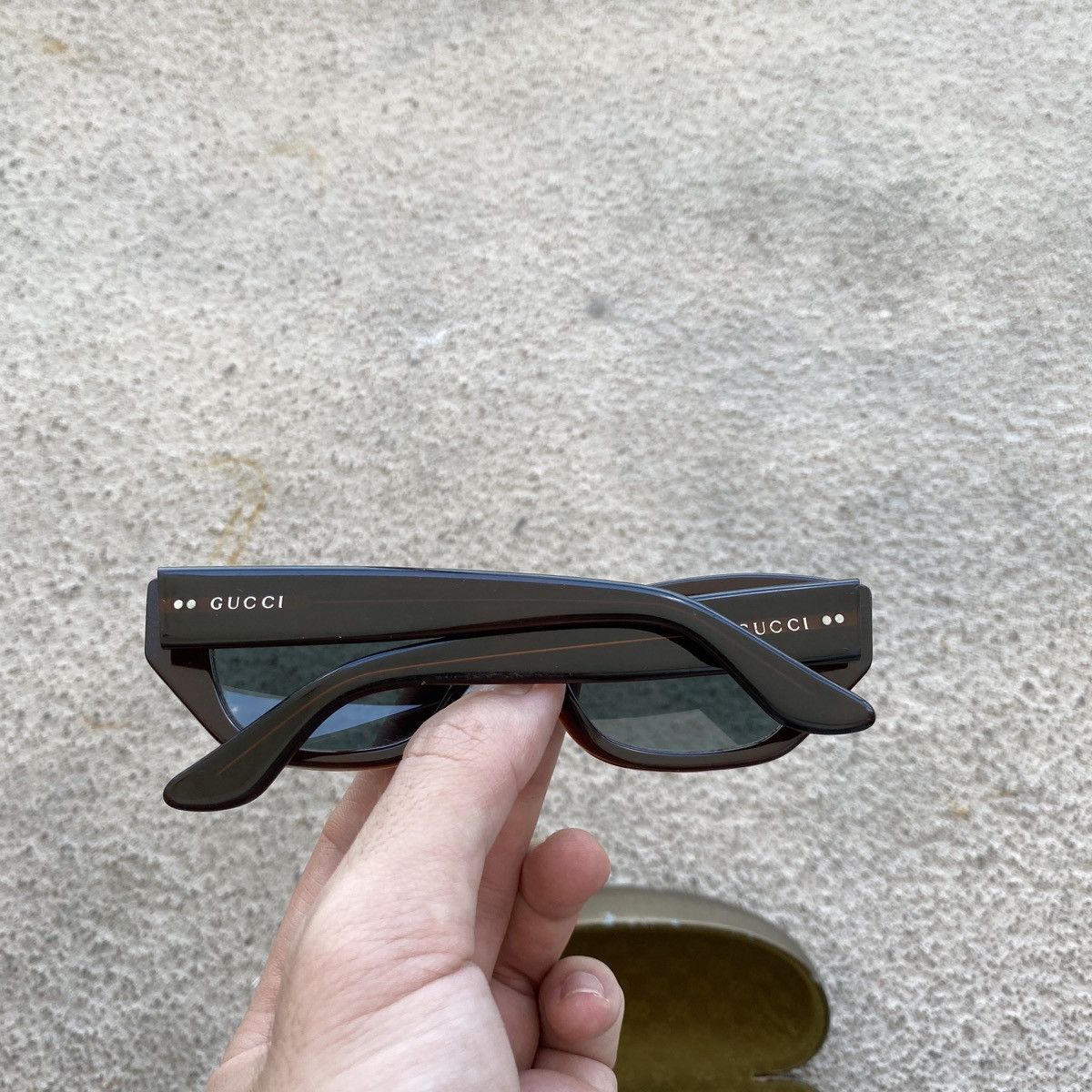 Gucci × Vintage 90s vintage Gucci GG 2418/S Sunglasses RARE logo Size ONE SIZE - 3 Thumbnail