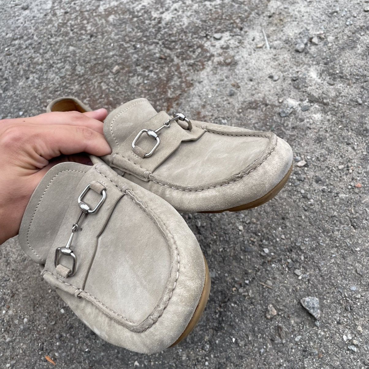 Gucci GUCCI Loafers Horsebit Drivers Suede Shoes Classic boots wes Size US 10.5 / EU 43-44 - 9 Thumbnail