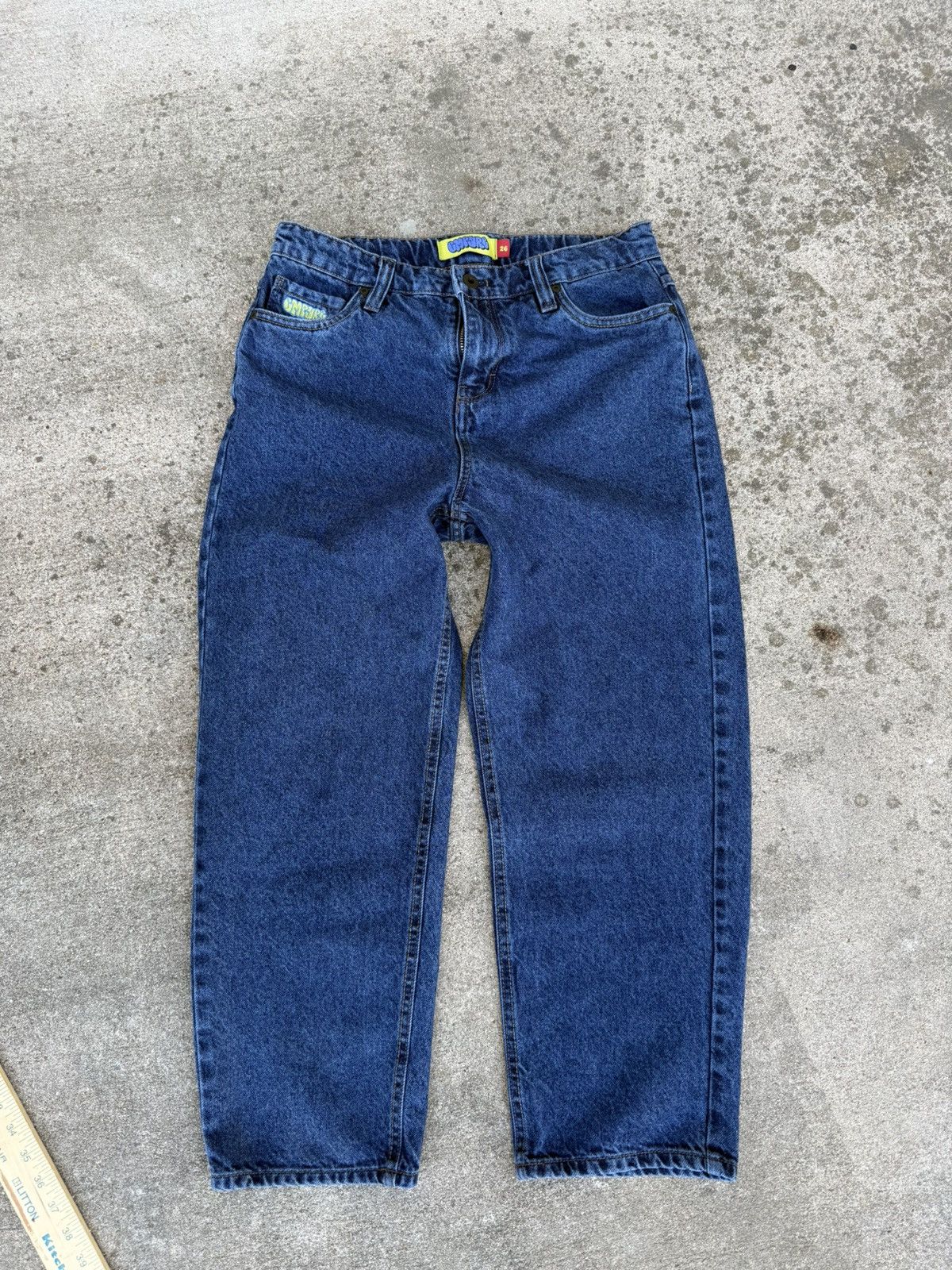 Empyre Empyre Evening Blue Washed Ultra Loose Denim Jeans Size US 26 / EU 42 - 5 Thumbnail