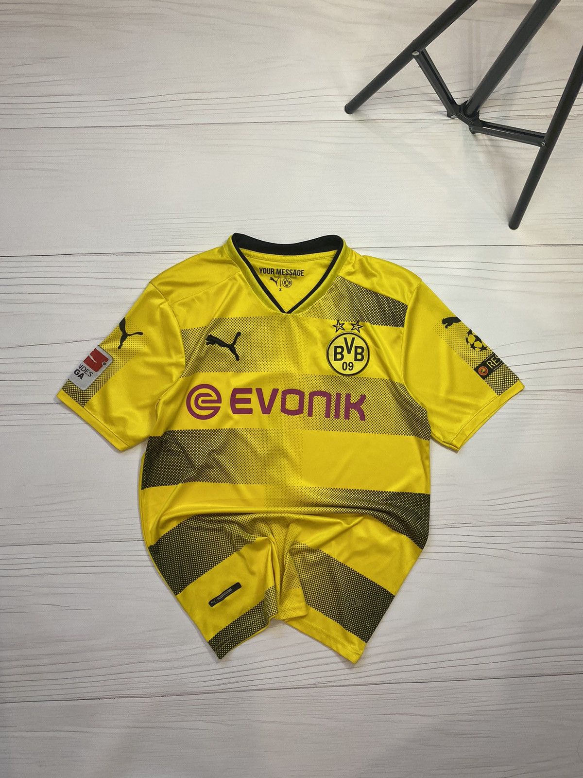 Puma × Vintage Puma Borussia Dortumd 2017/18 home Dembele y2k t shirt Size US S / EU 44-46 / 1 - 1 Thumbnail