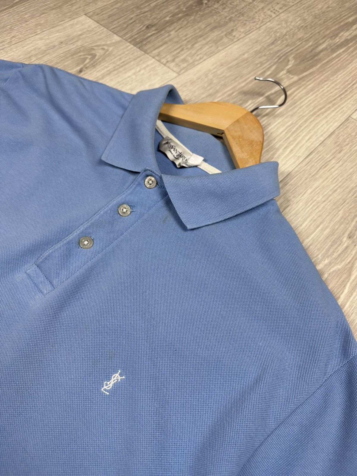 Yves Saint Laurent Vintage Yves Saint Laurent Polos Shirt YSL Logo Size XL Size US XL / EU 56 / 4 - 4 Thumbnail