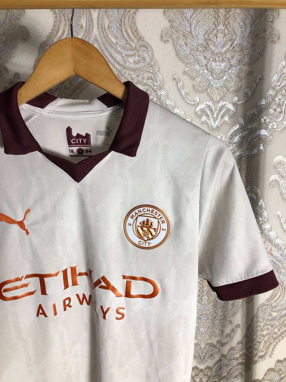 Puma VINTAGE PUMA FC MANCHESTER CITY ENGLAND SOCCER JERSEY Y2K Size US S / EU 44-46 / 1 - 2 Thumbnail