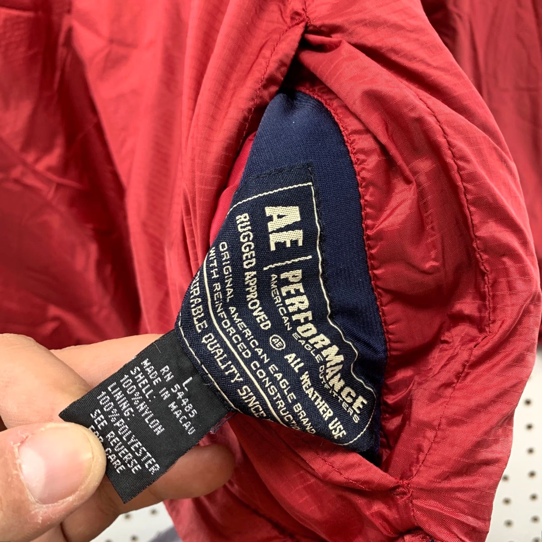American Eagle Outfitters VINTAGE American Eagle Performance Anorak Jacket Mens L Reversible Red Blue Jacket Size US L / EU 52-54 / 3 - 4 Thumbnail