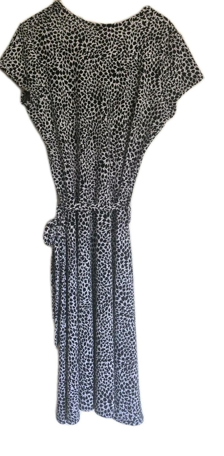 Warren Lotas Leota New York Leaf Print Faux Wrap Dress Womens Size Large Size L / US 10 / IT 46 - 3 Thumbnail