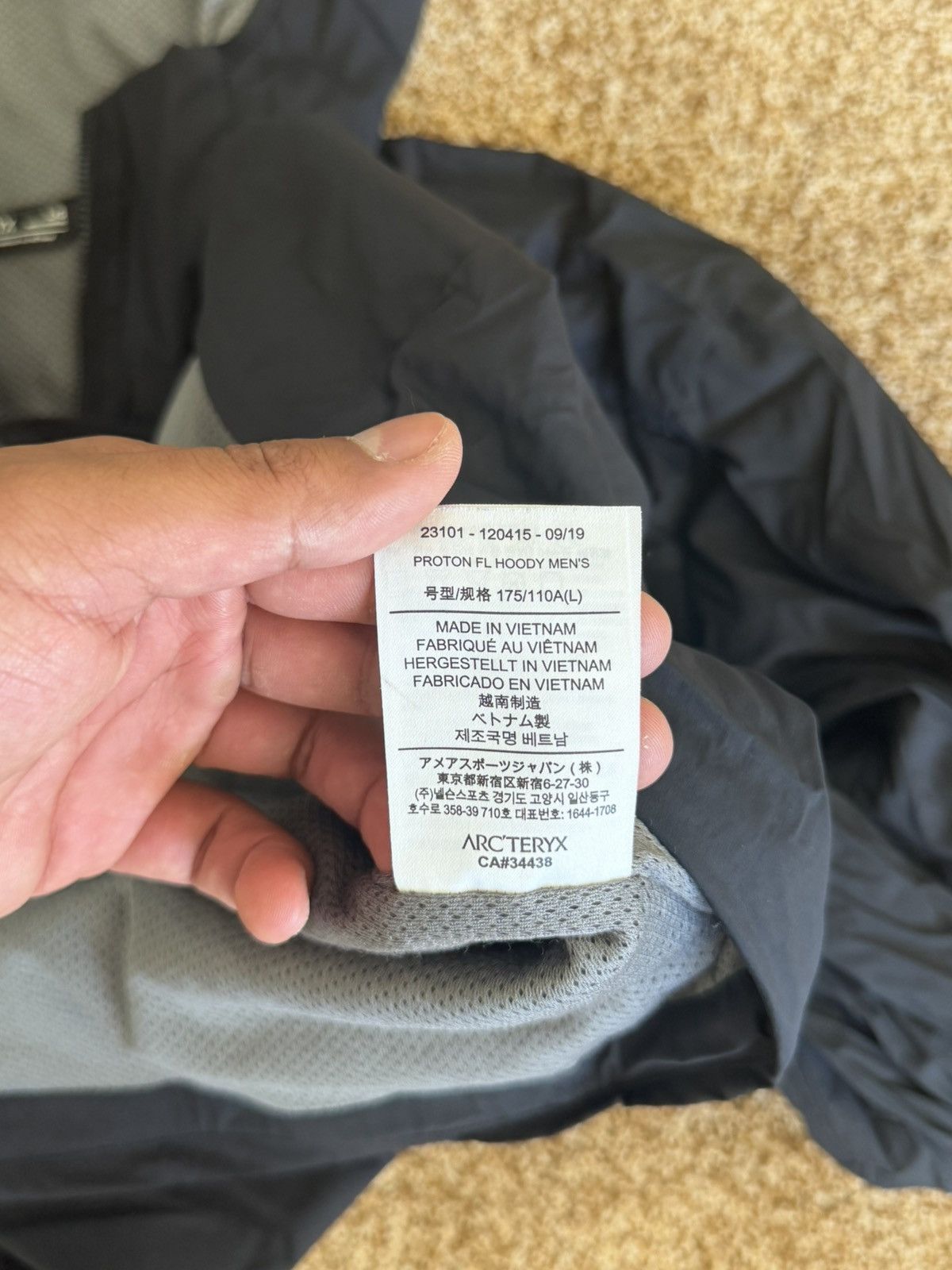 Arc'teryx arcteryx proton lt jacket zip up Size US L / EU 52-54 / 3 - 5 Thumbnail