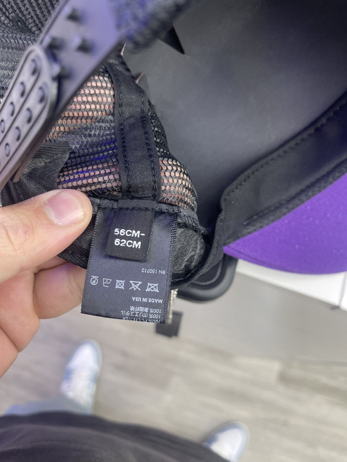 Amiri Amiri Ma trucker hat ( purple/black) Size ONE SIZE - 5 Thumbnail
