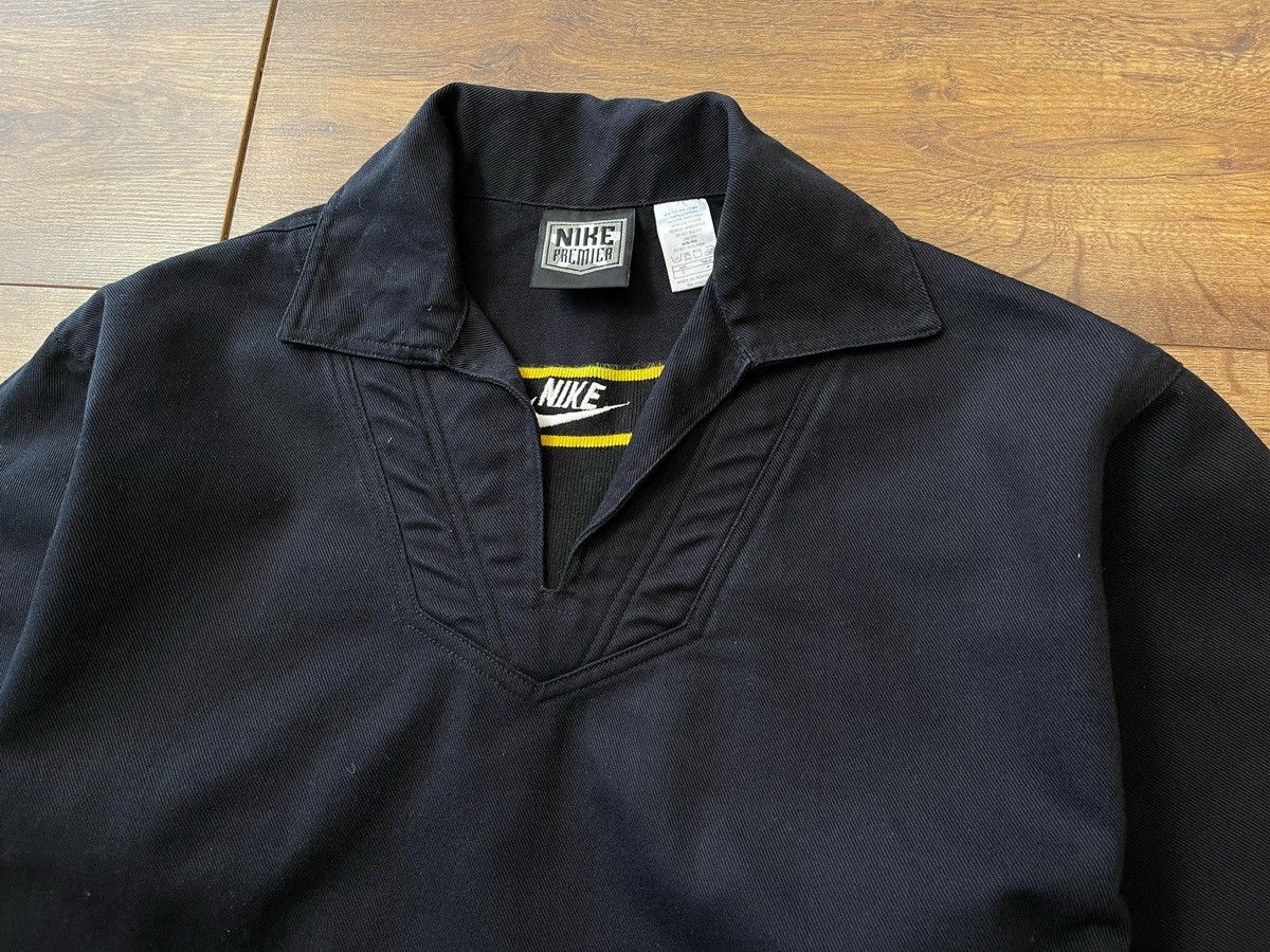 Nike Vintage Nike Premier Denim Drill Pullover Jacket Spellout Size US S / EU 44-46 / 1 - 3 Thumbnail