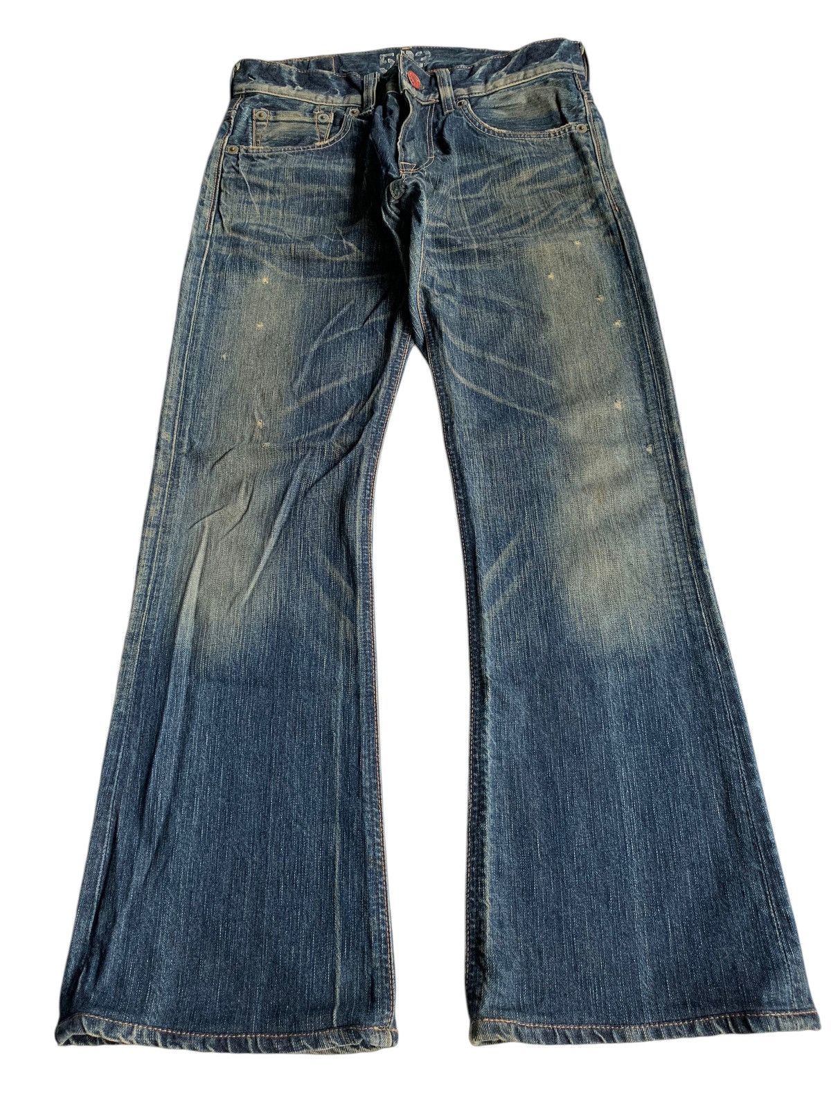 パンツ LGB S-WOLF Mud Dyed Flare Denim archive If Six Was Nine × Le Grande Bleu (L.G.B.) FLARED LGB S-WOLF MUD