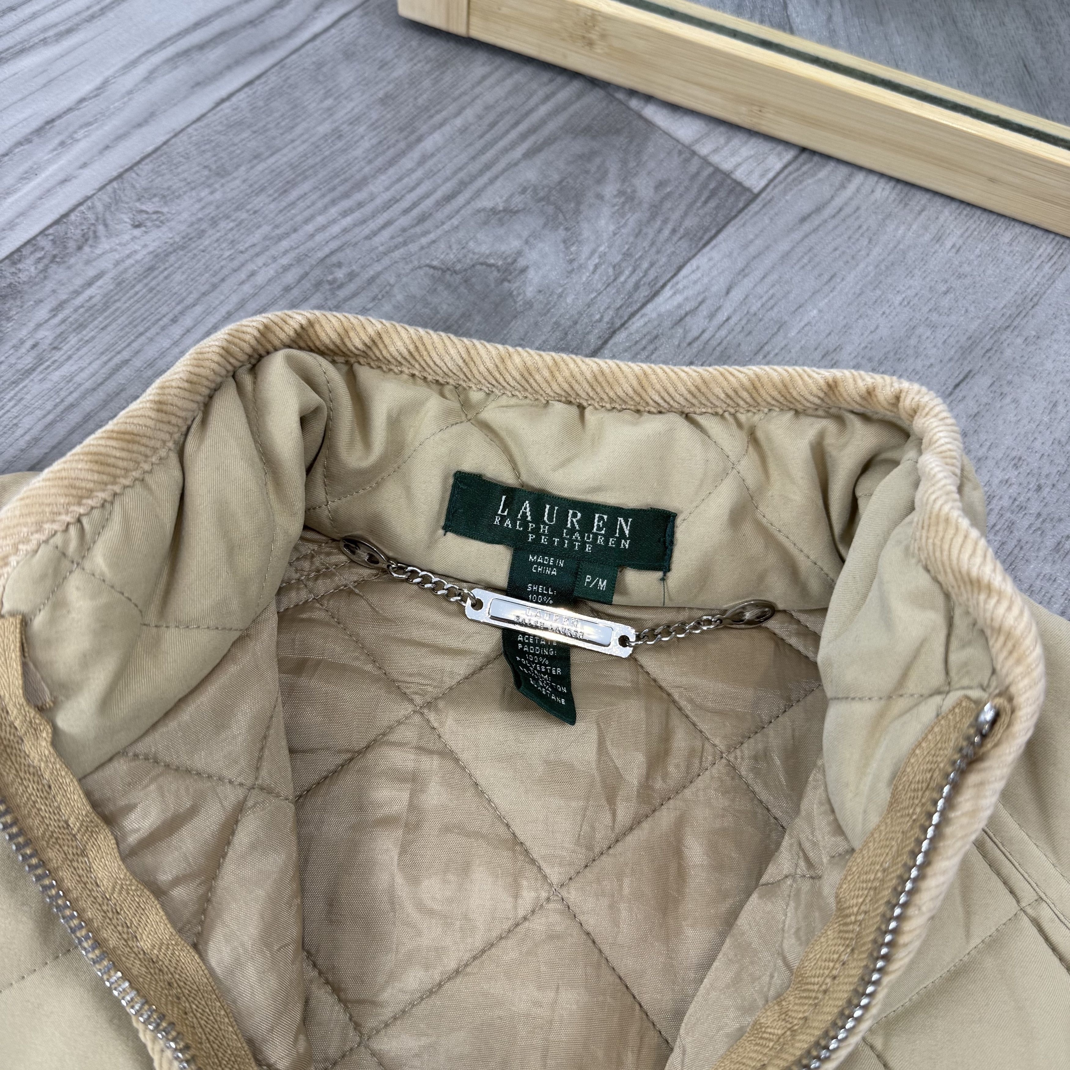 Lauren Ralph Lauren Vintage Lauren Ralph Lauren Women's Beige Quilted Jacket Size M / US 6-8 / IT 42-44 - 10 Thumbnail