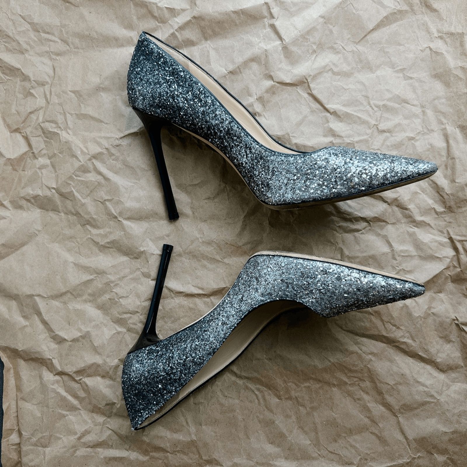 Jimmy Choo Jimmy Choo Romy Degrade Glitter 85mm Pump Retail $595 Size US 10 / IT 40 - 6 Thumbnail