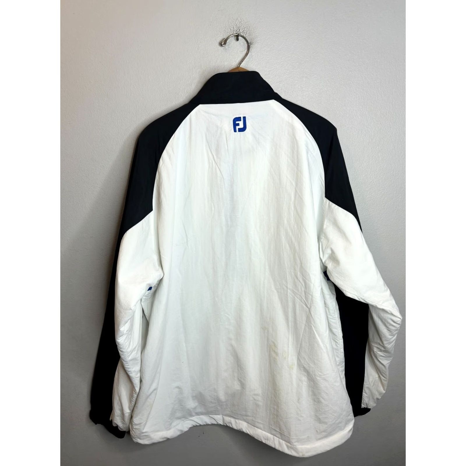 Footjoy Footjoy FJ 1/4 Zip Pullover Jacket Windbreaker Men's L White 564 Size US L / EU 52-54 / 3 - 6 Thumbnail