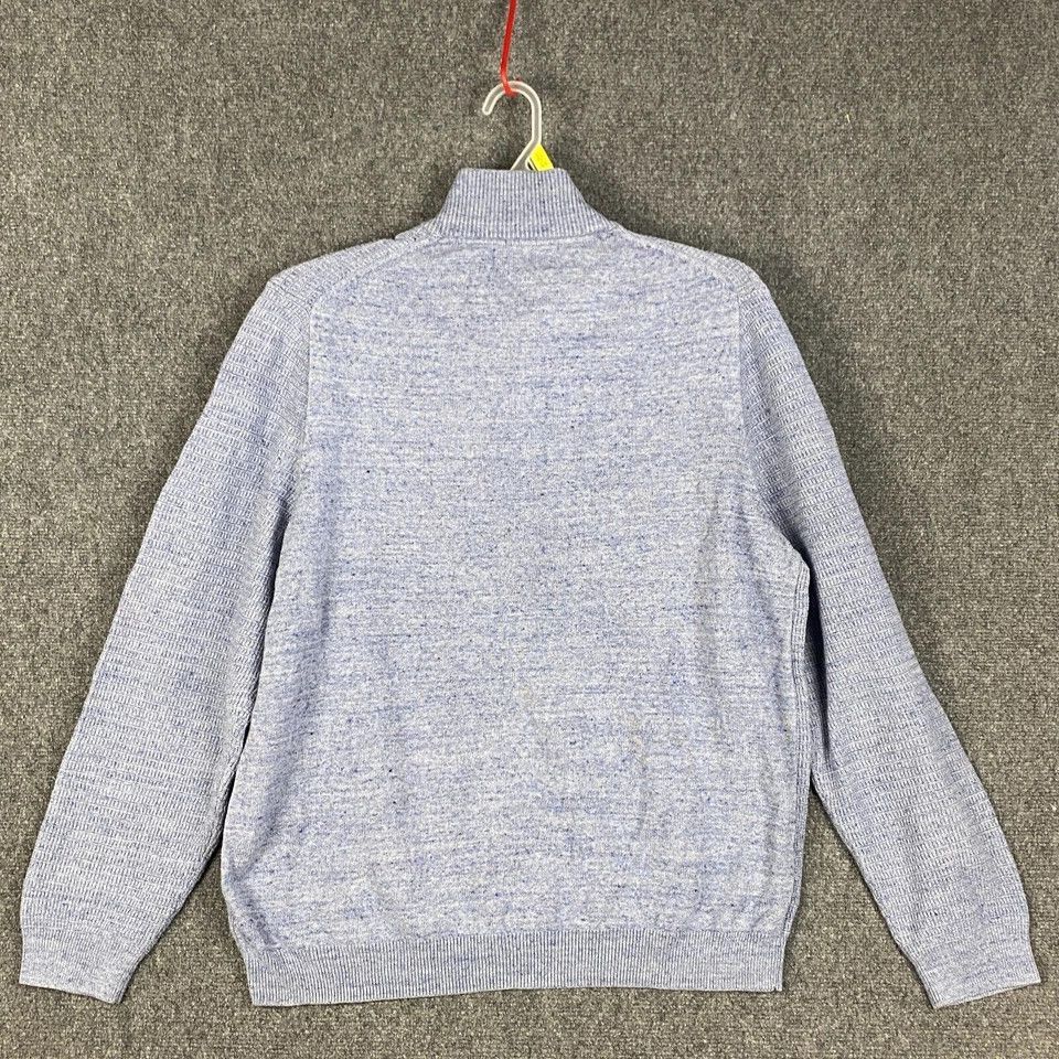 Tasso Elba Tasso Elba 1/4 Zip Pullover Men's XL 100% Cotton Knitted Size US XL / EU 56 / 4 - 5 Thumbnail