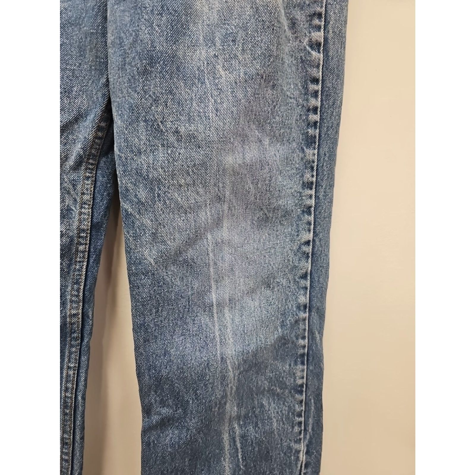 Levi's VINTAGE Levi's Orange Tab DISTRESSED WORN IN Jeans 32x33 80s Levi's 500 Series Men Regular Blue Denim Jeans Size US 32 / EU 48 - 4 Thumbnail