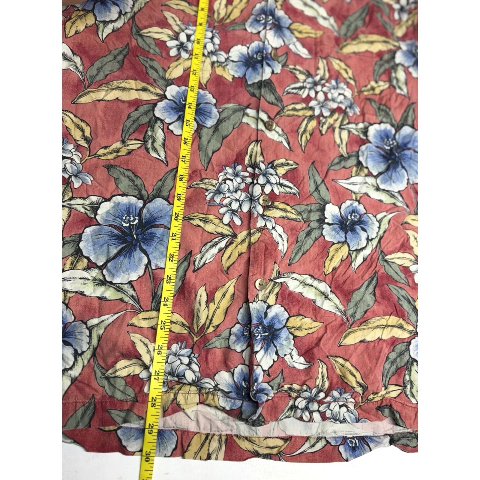 Tommy Bahama Tommy Bahama Hawaiian Shirt Mens XL Red Silk Hibiscus Floral Vacation Relaxed Size US XL / EU 56 / 4 - 5 Thumbnail