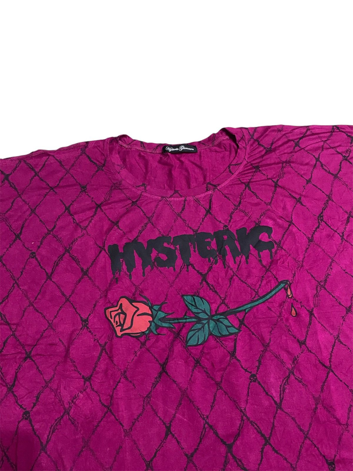 Hysteric Glamour × Japanese Brand Hysteric Glamour Rose Tshirt Size ONE SIZE - 2 Thumbnail