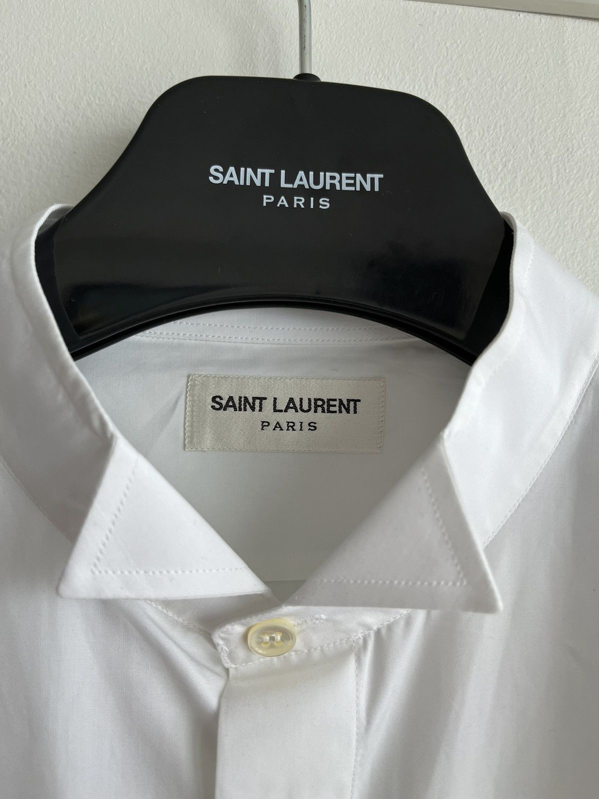 Hedi Slimane × Saint Laurent Paris × Yves Saint Laurent Extremely Rare Brand New Hedi Slimane 2015 Tuxedo Shirt Size US M / EU 48-50 / 2 - 19 Thumbnail
