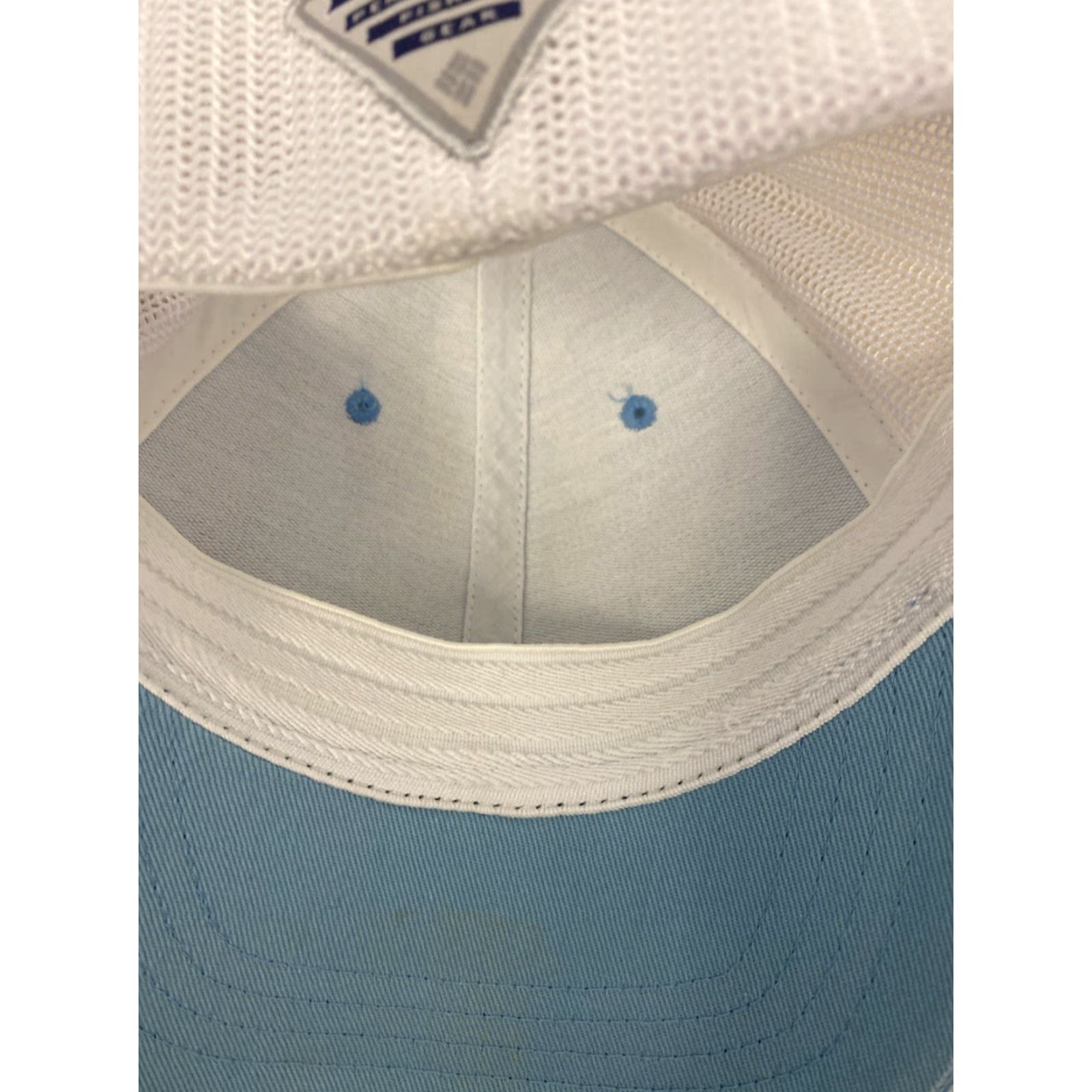 Vintage VINTAGE Columbia PFG Trucker Hat Cap Flexfit Men One Size Blue Outdoor Fishing Casual Summer Size ONE SIZE - 5 Thumbnail