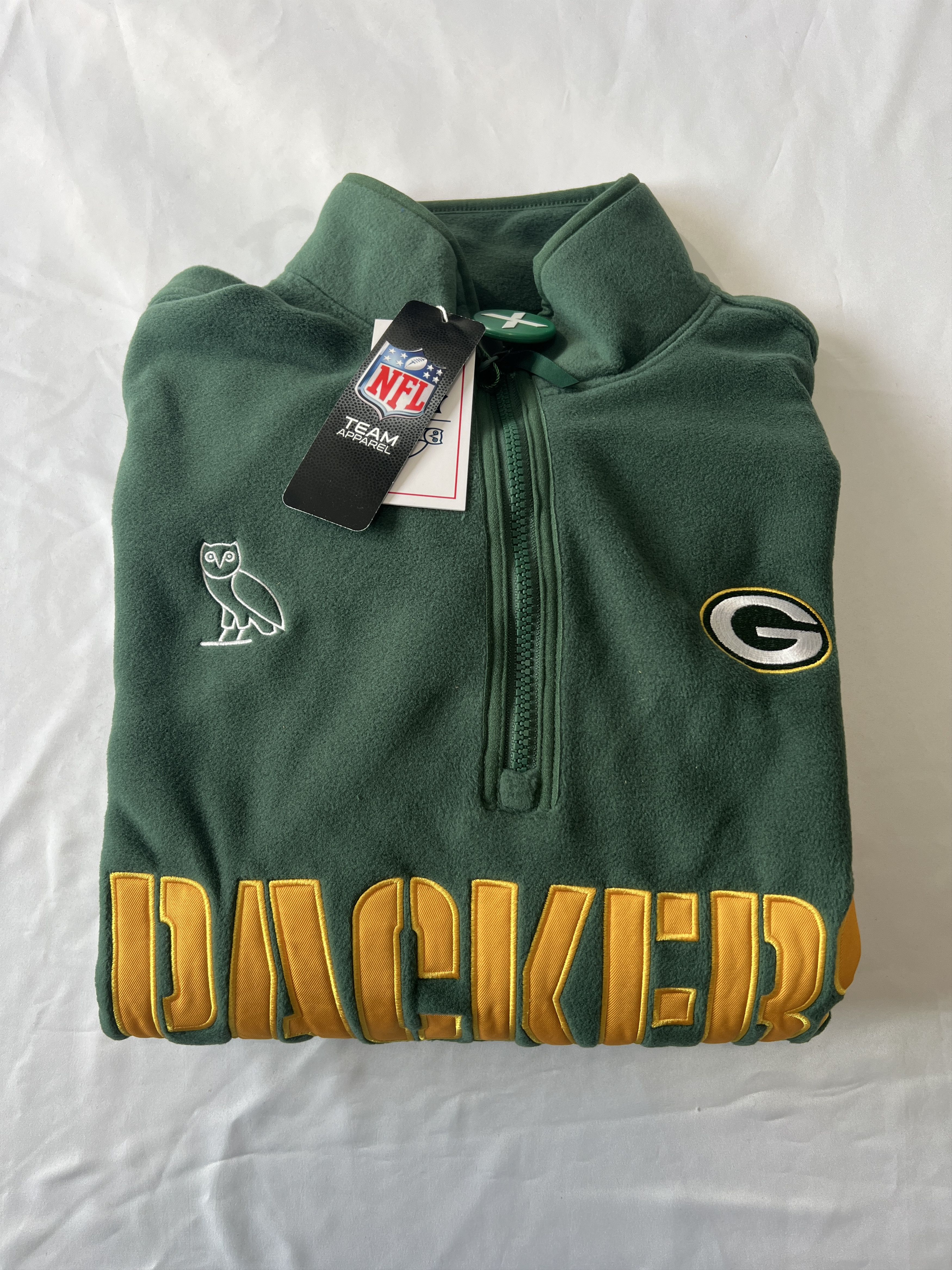NFL OVO x NFL x POLARTEC PACKERS MOCK NECK QUARTER-ZIP Size US S / EU 44-46 / 1 - 6 Thumbnail